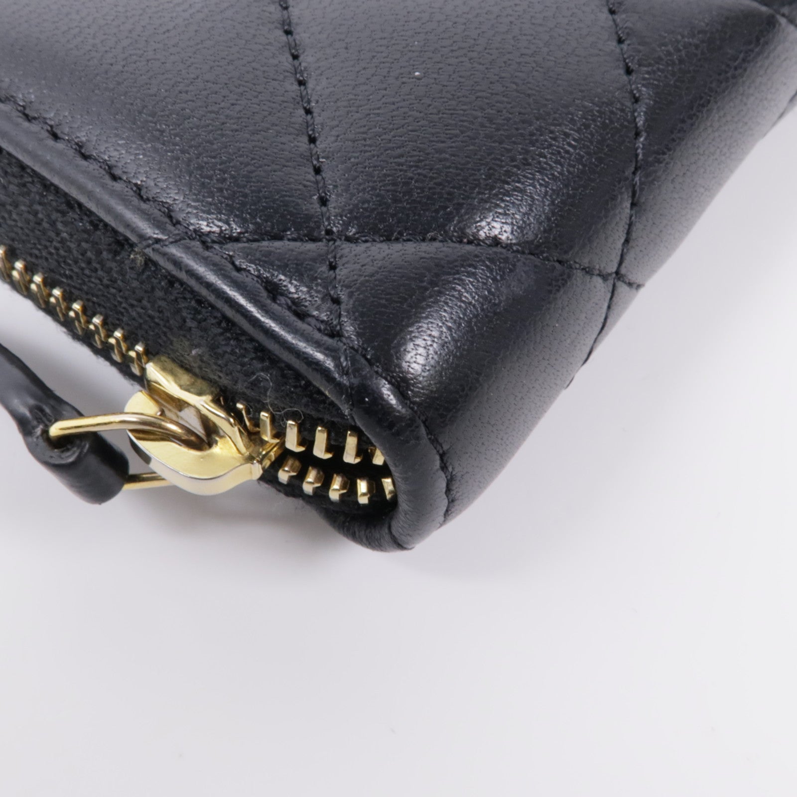 CHANEL 羊皮皮革Coin Purse金扣零錢包