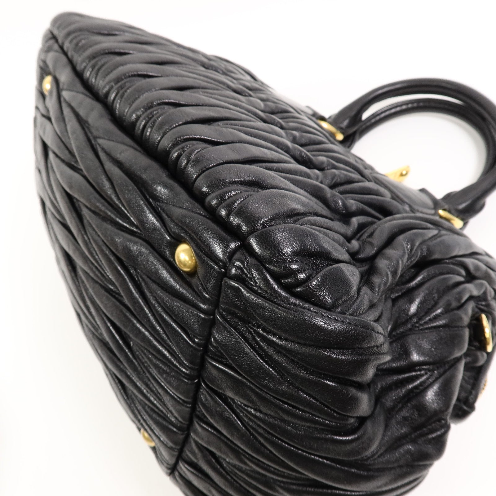 Miu Miu 羊皮皮革2 Way Shoulder手挽肩背兩用袋
