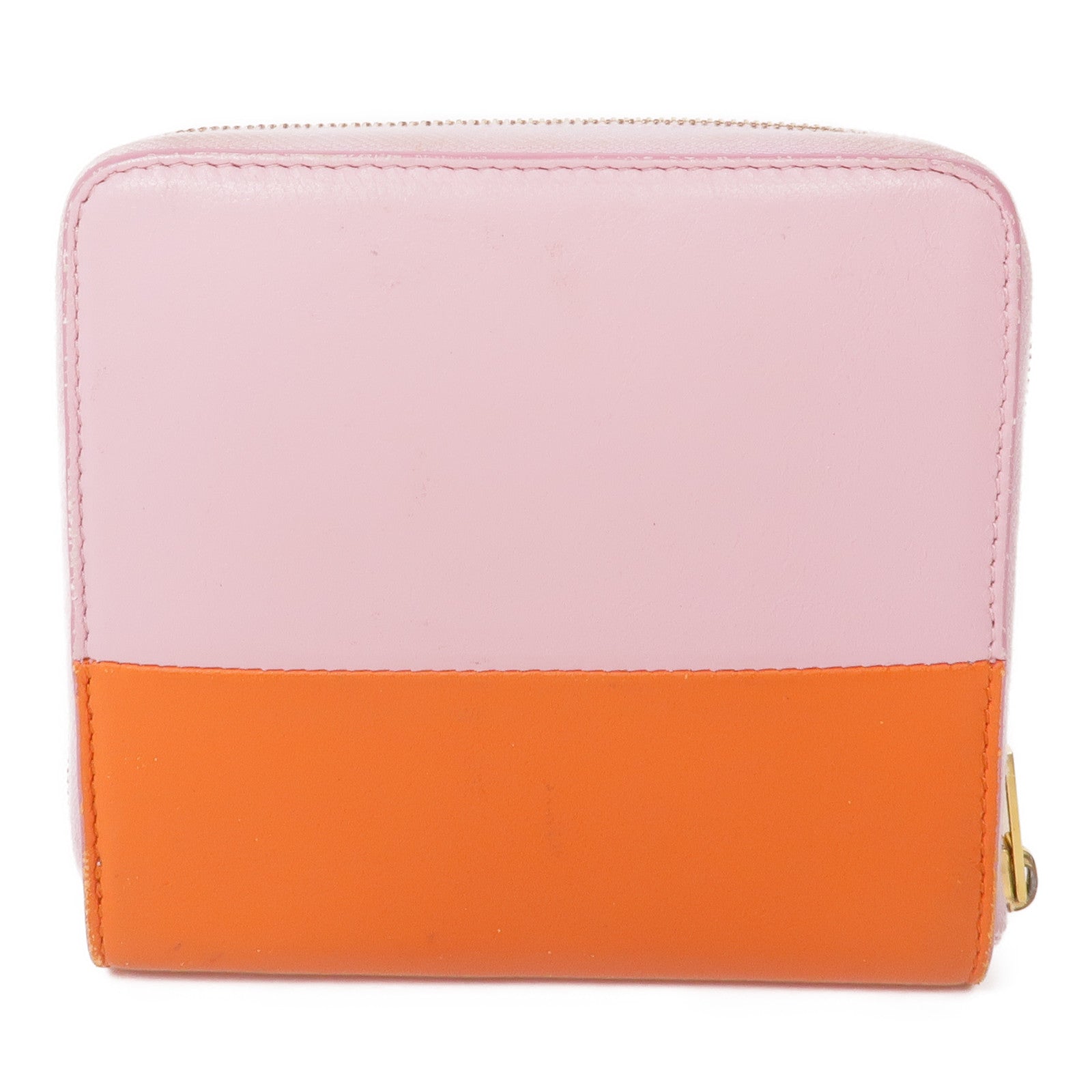 CELINE 牛皮皮革Wallet金扣錢包