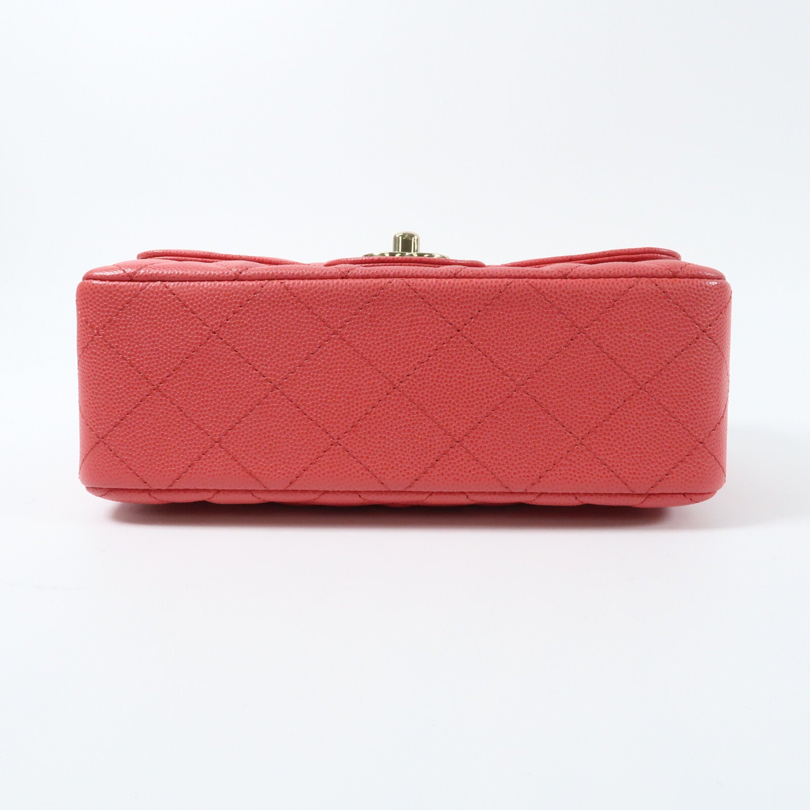 CHANEL 牛皮皮革Mini Classic 20金扣鏈帶肩背袋