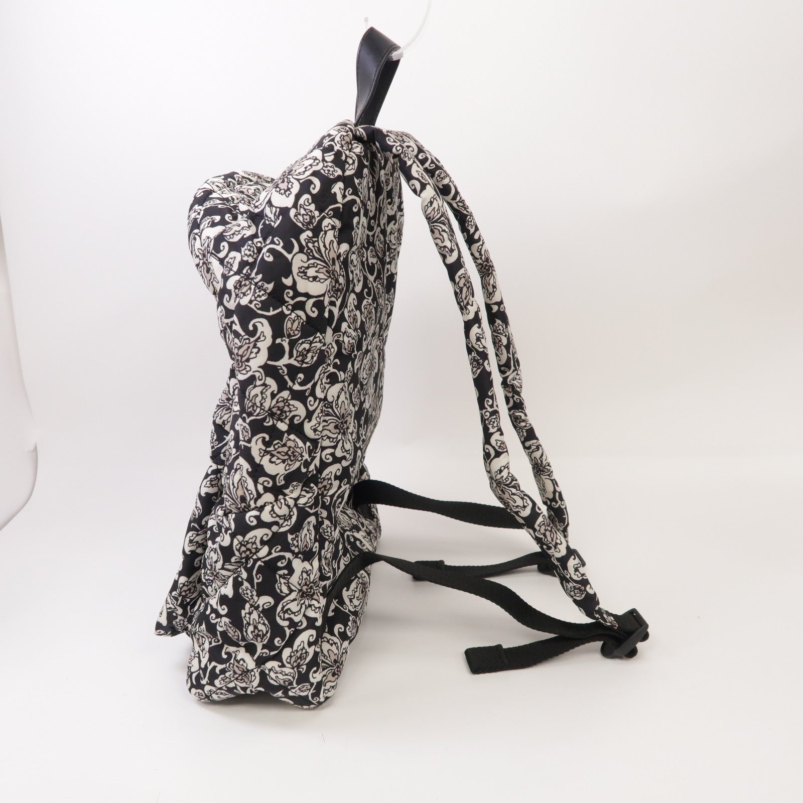 MARC JACOBS 尼龍Backpack金扣背包黑色/白色