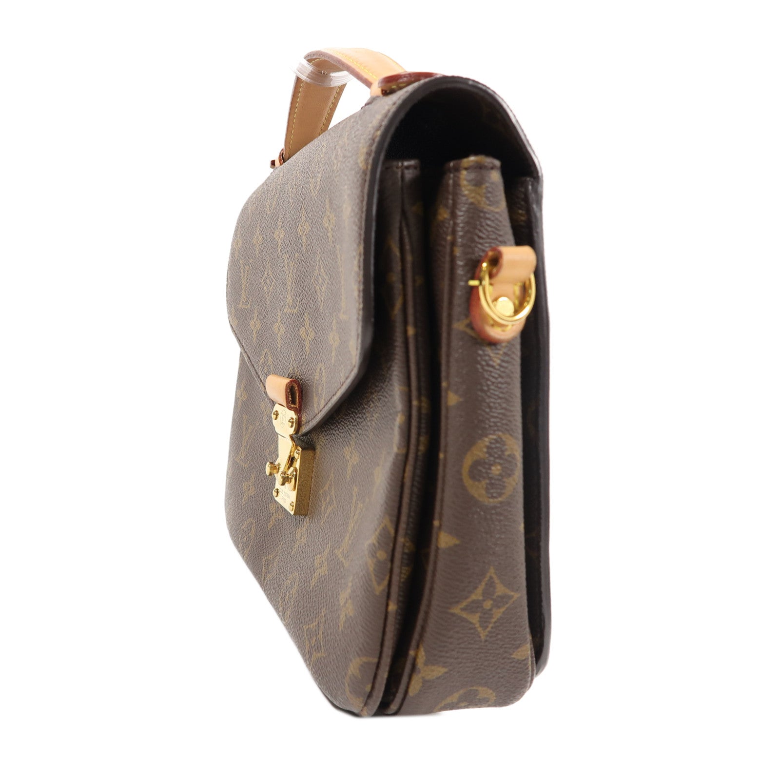 LOUIS VUITTON Monogram Pochette Metis MM金扣手挽肩背兩用袋啡色