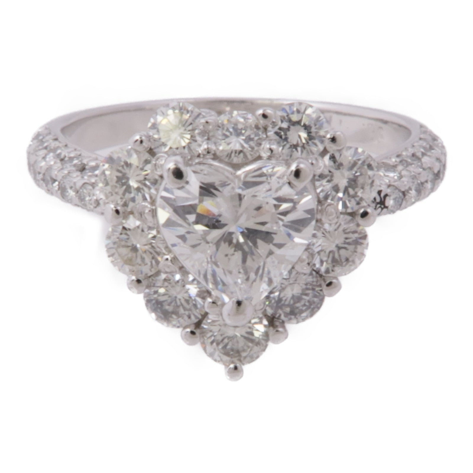 JEWELRY 【激減優惠】PT900鉑金Diamond Ring鑽石戒指US#6.5
