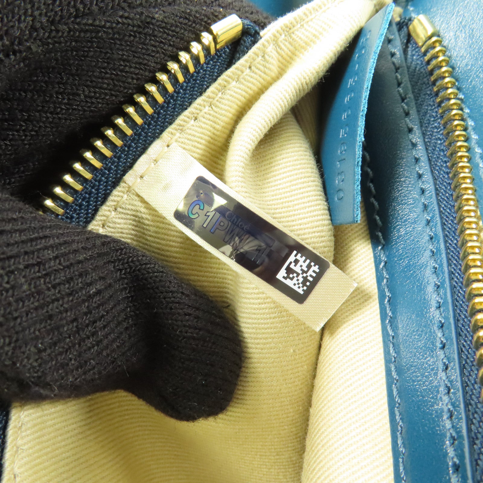 Chloe 牛皮皮革2 way Shoulder Bag金扣手挽肩背兩用袋