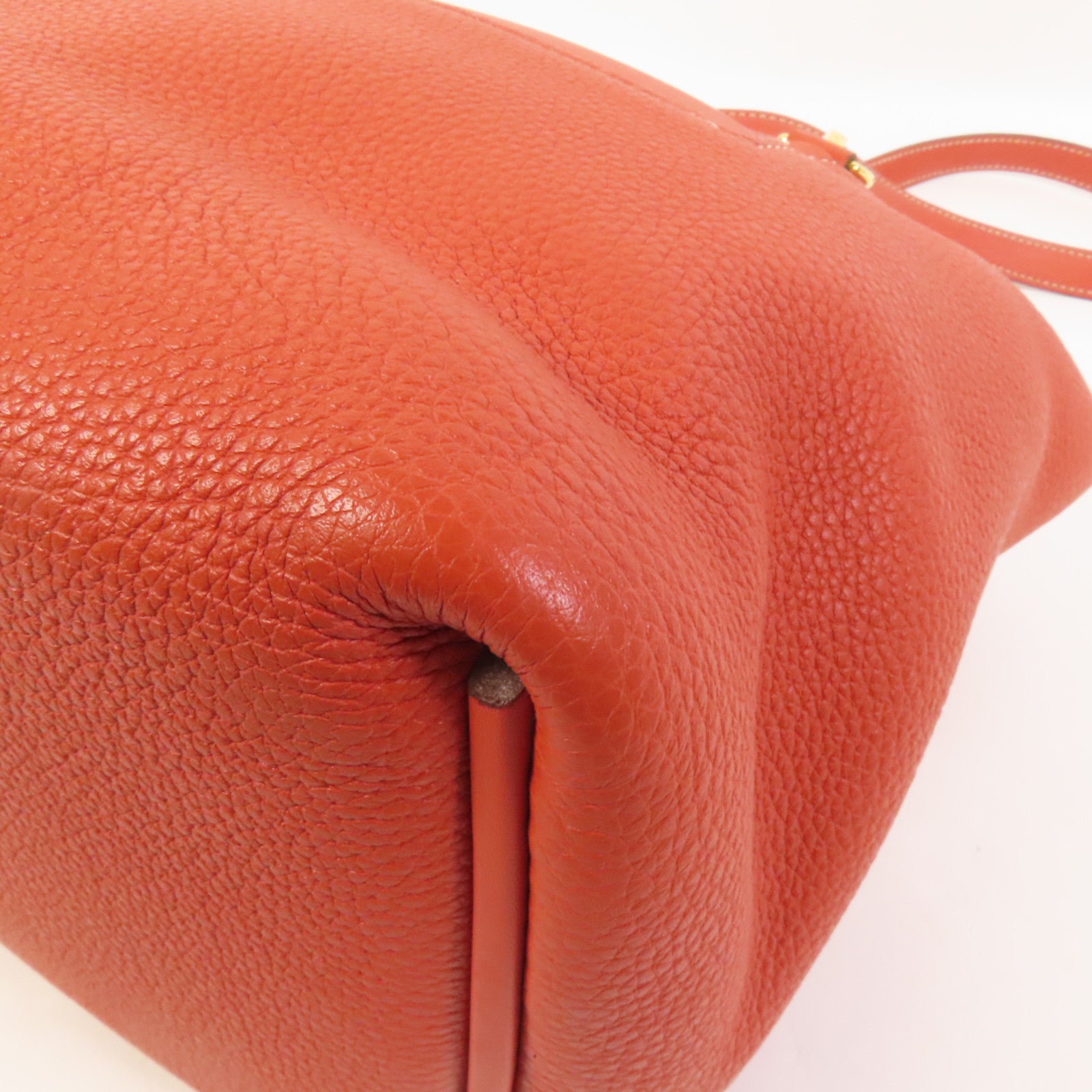 HERMES Togo皮革24/24 29cm金扣手挽肩背兩用袋Sanguine