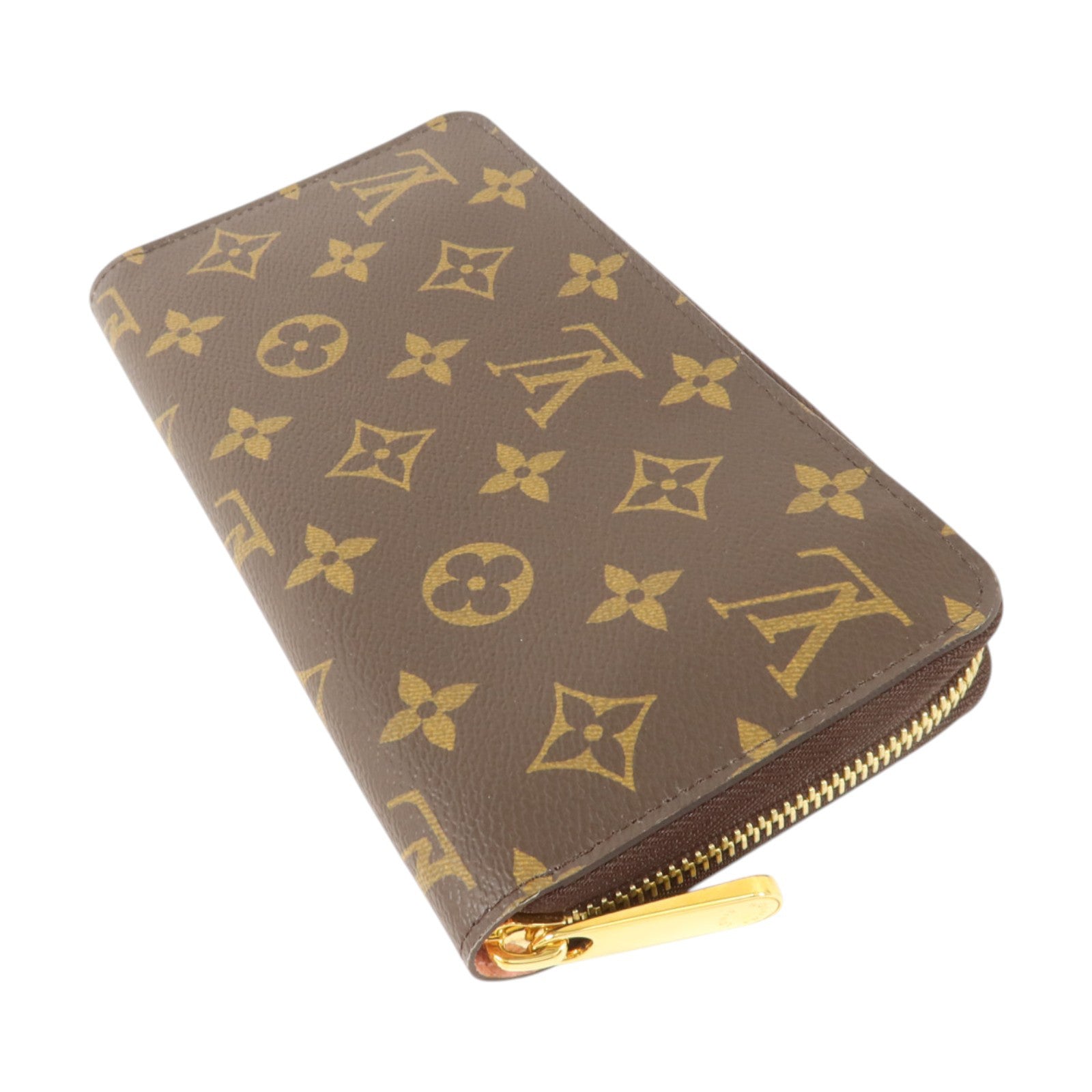 LOUIS VUITTON Monogram Vivienne Zippy Wallet金扣長錢包