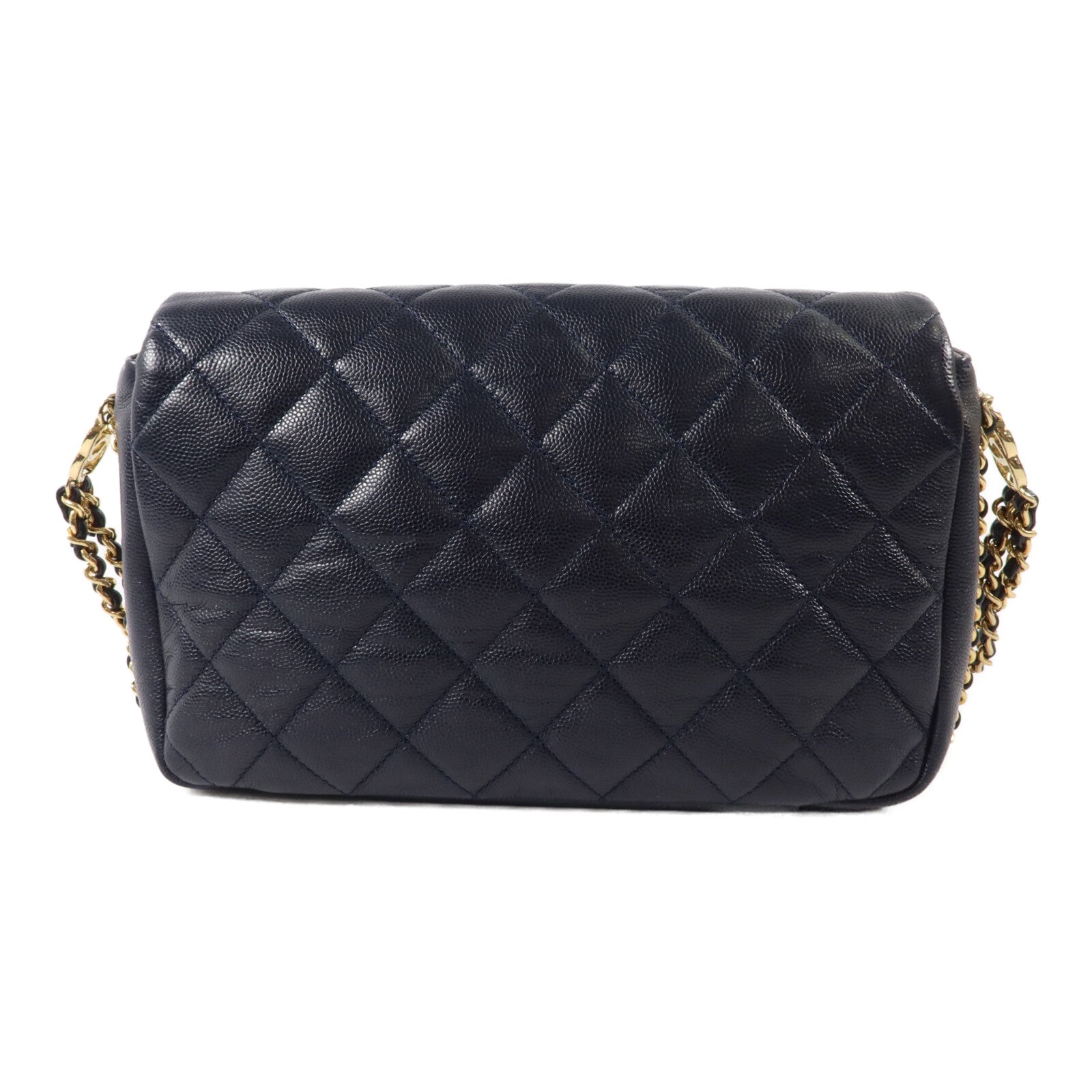 CHANEL 牛皮皮革Chain Shoulder鏈帶肩背袋