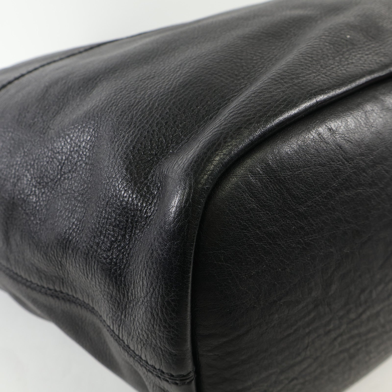 GIVENCHY 牛皮皮革2Way Shoulder Bag銀扣手挽肩背兩用袋