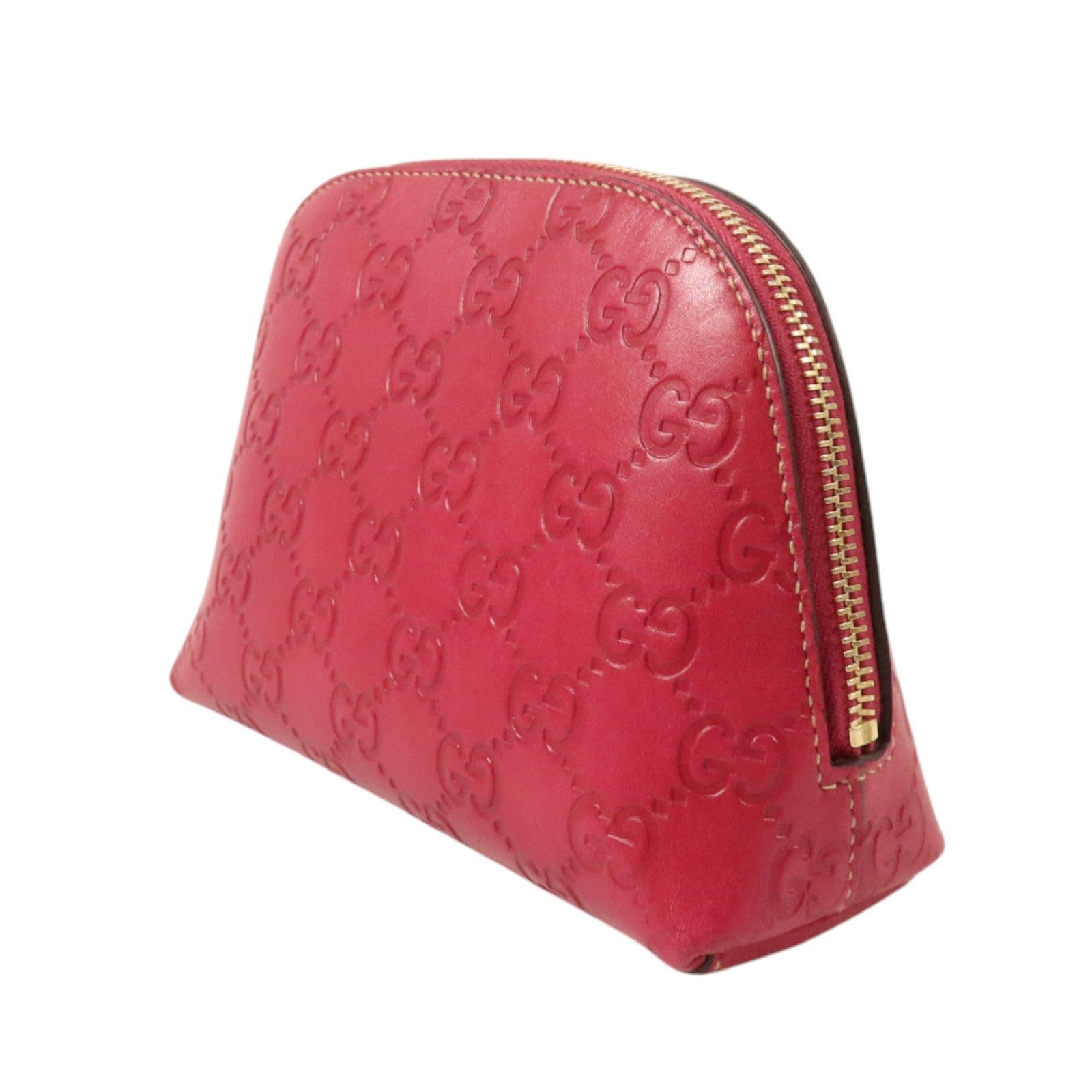 GUCCI 牛皮皮革Pouch金扣手拿包