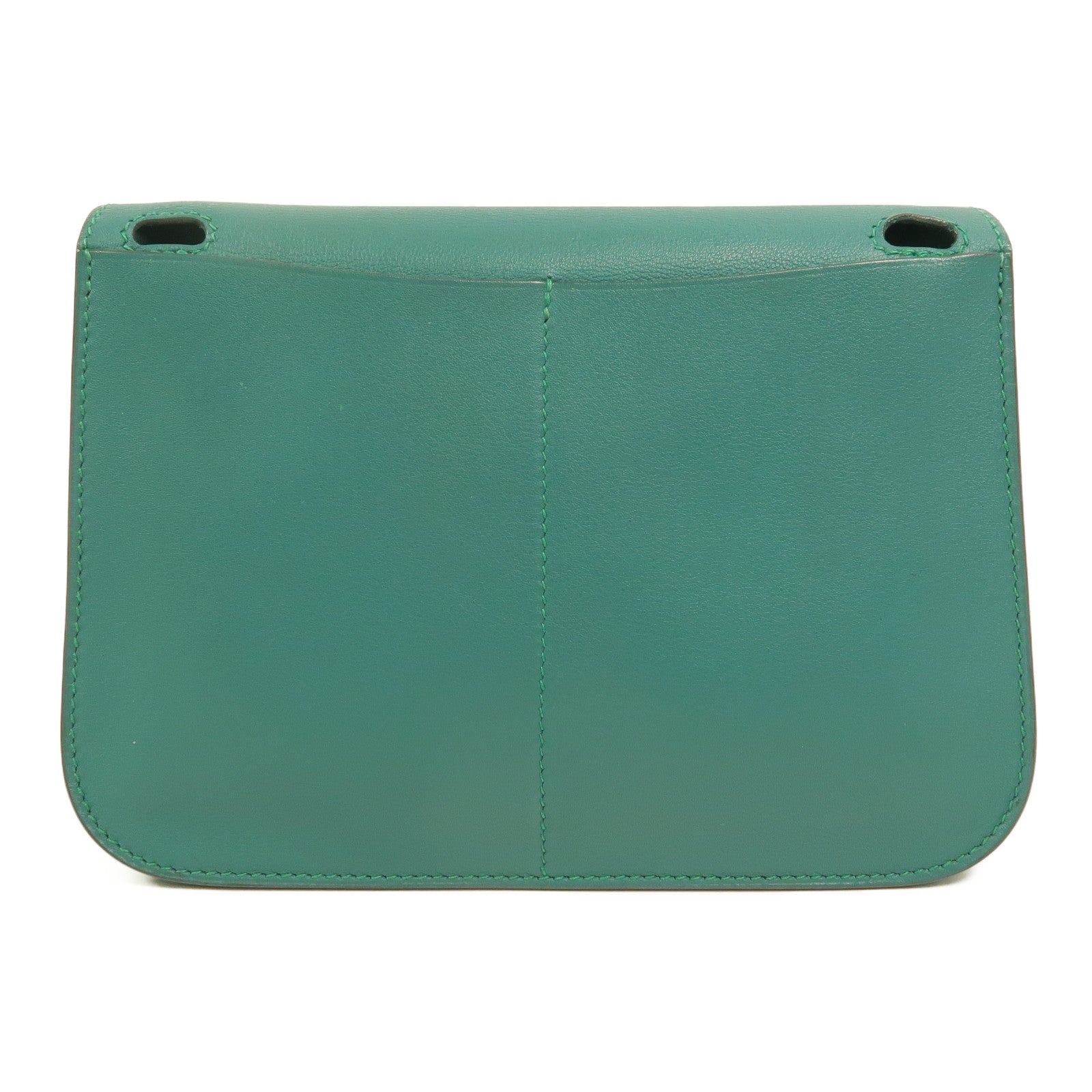 HERMES Swift皮革Mini Halzan手挽肩背兩用袋Vert Verone