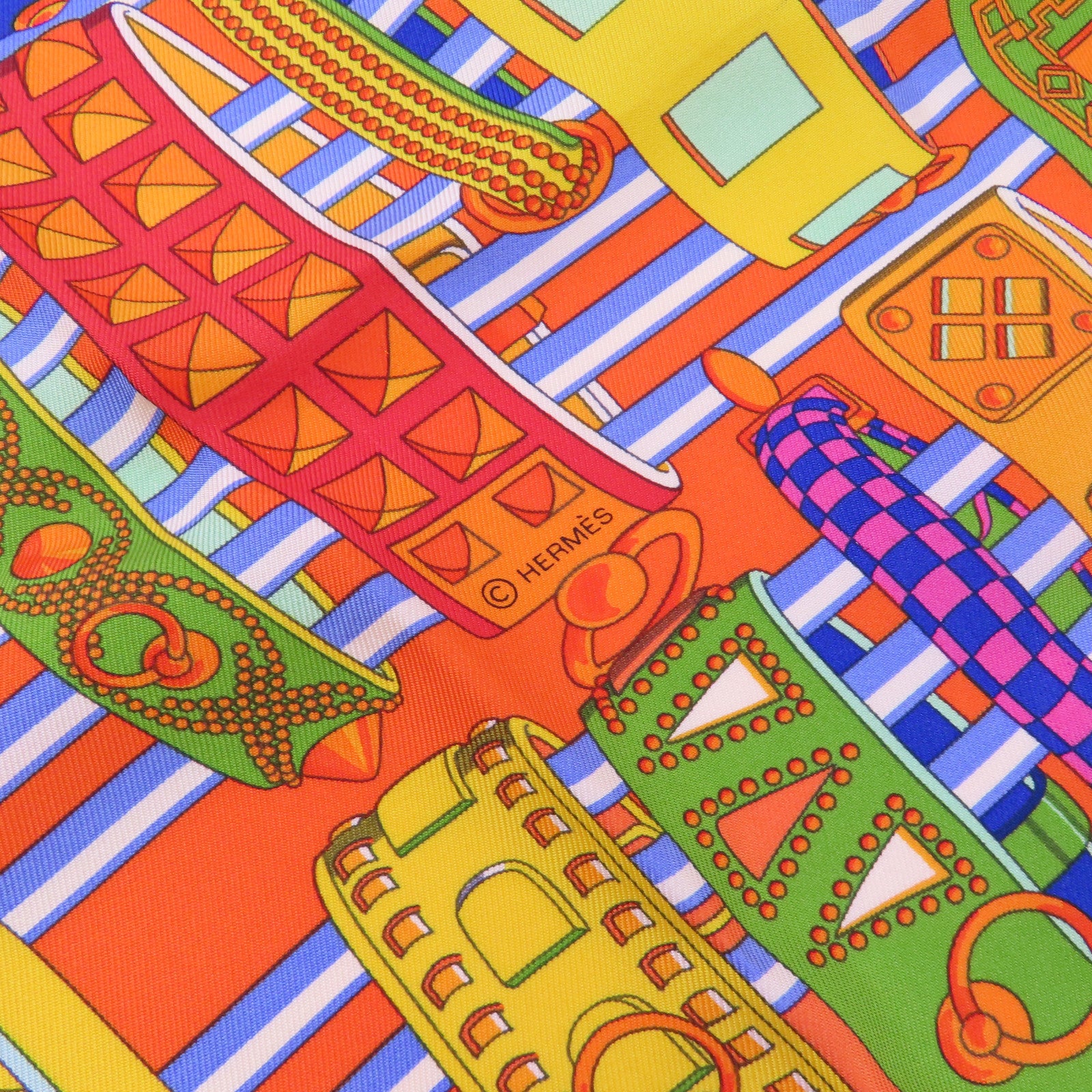 HERMES 絲質Scarf 90x90絲巾