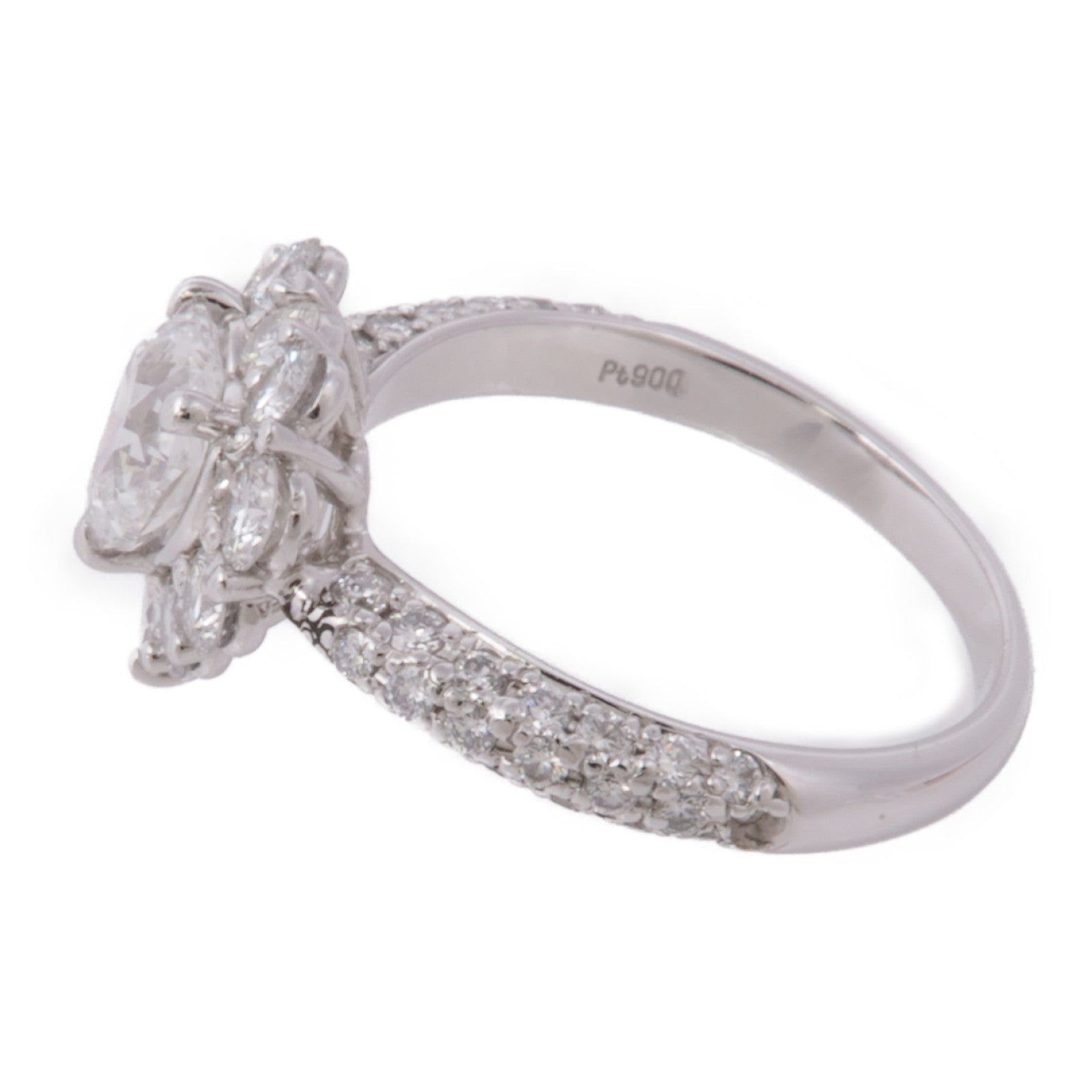 JEWELRY 【激減優惠】PT900鉑金Diamond Ring鑽石戒指US#6.5