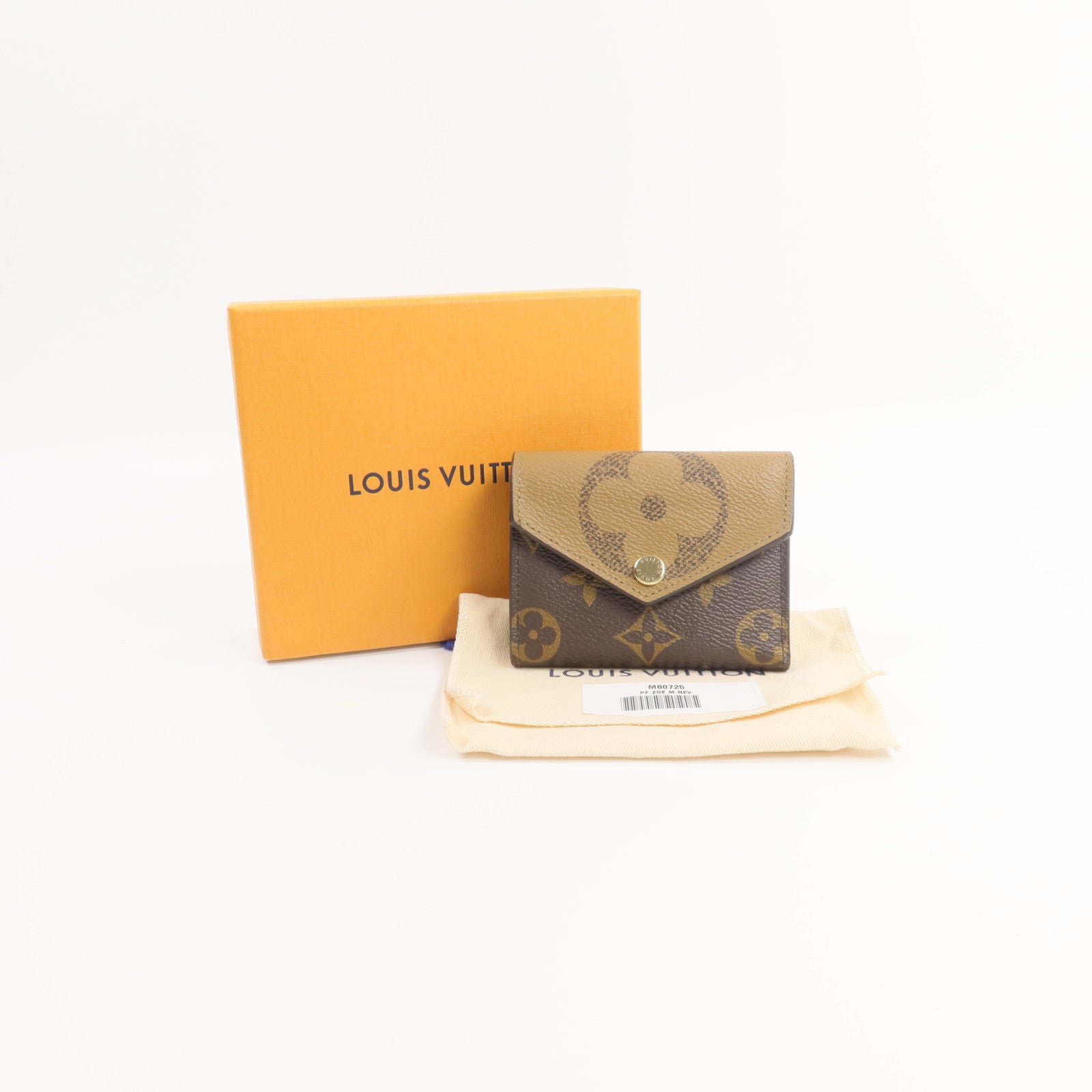 LOUIS VUITTON Monogram/MonoReverse Zoe Wallet錢包
