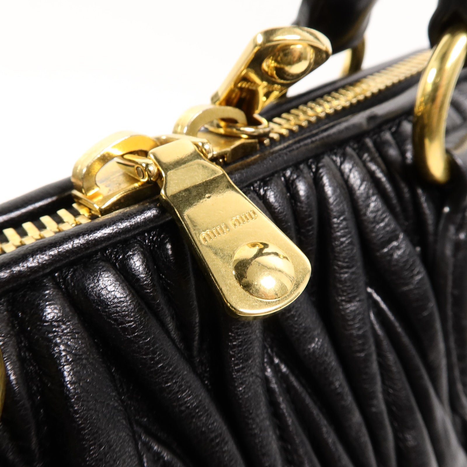 Miu Miu 羊皮皮革2 Way Shoulder手挽肩背兩用袋
