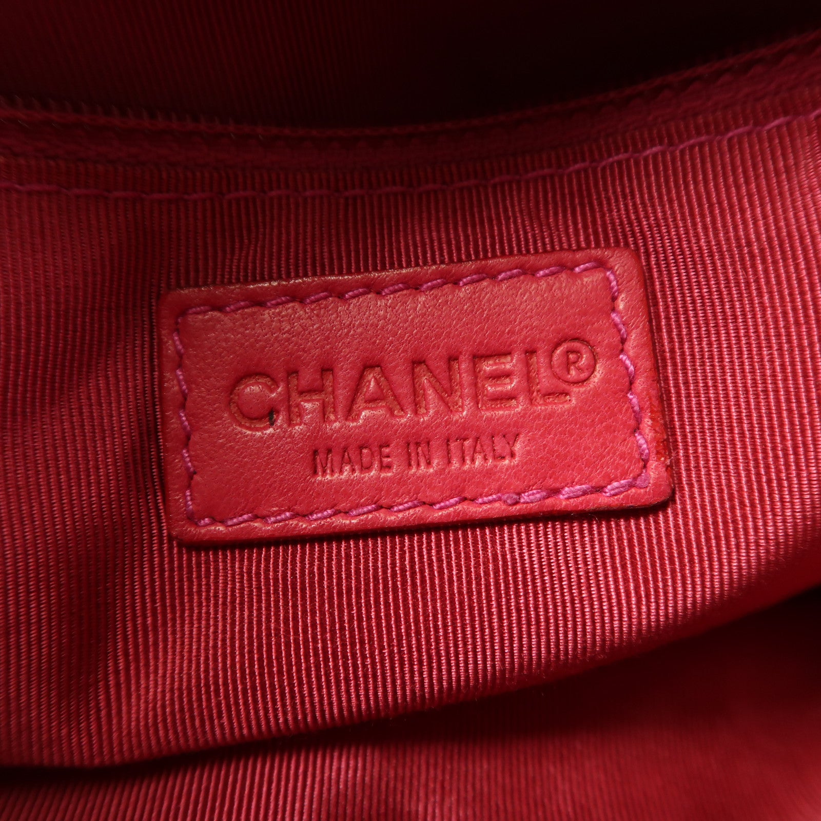 CHANEL 兔毛Chain Shoulder鏈帶肩背袋