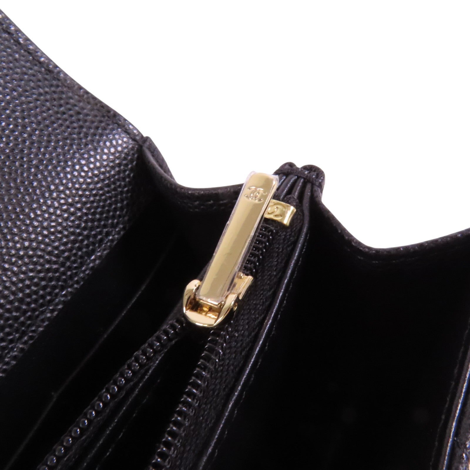 CHANEL 牛皮皮革25C WOC金扣鏈帶手挽肩背兩用袋