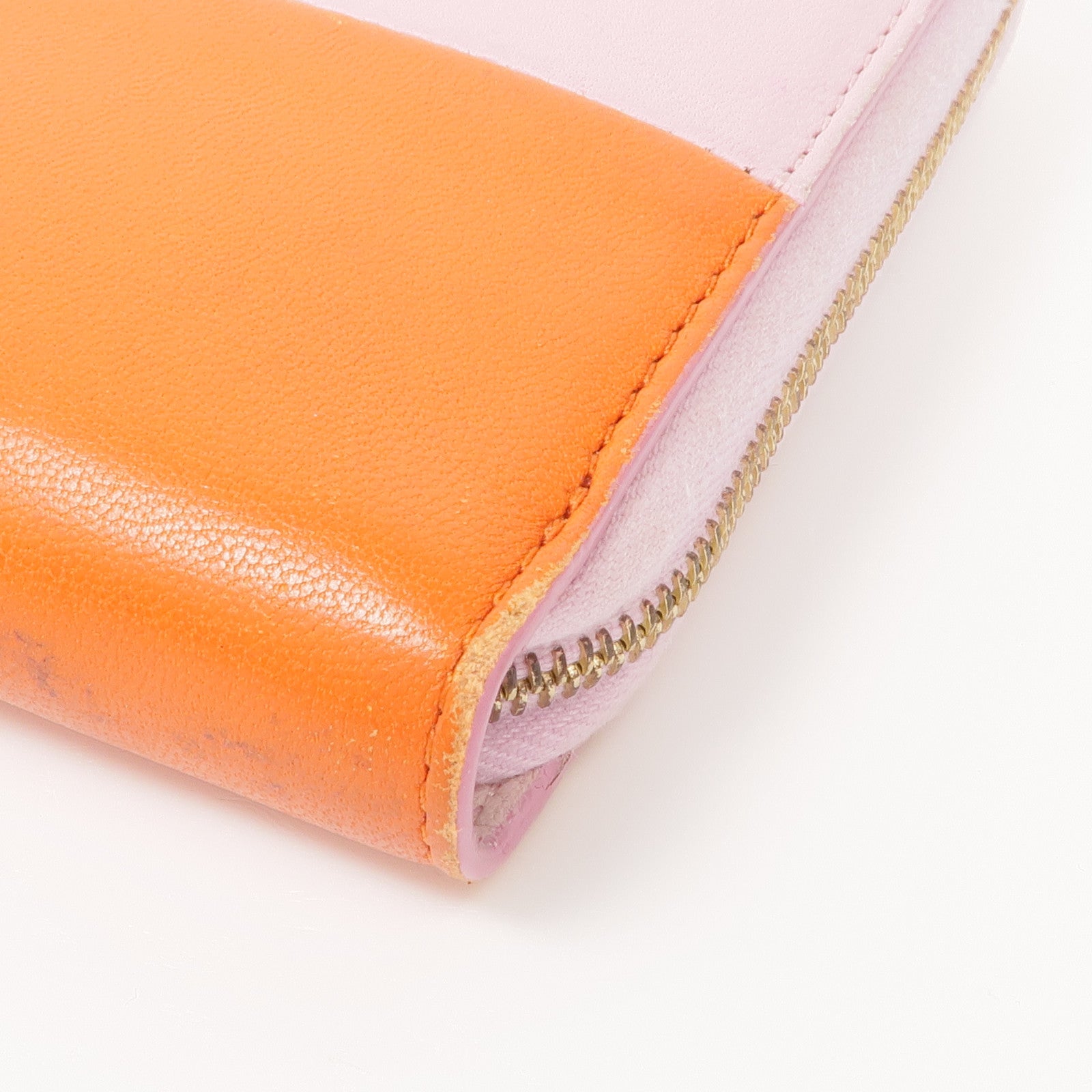 CELINE 牛皮皮革Wallet金扣錢包