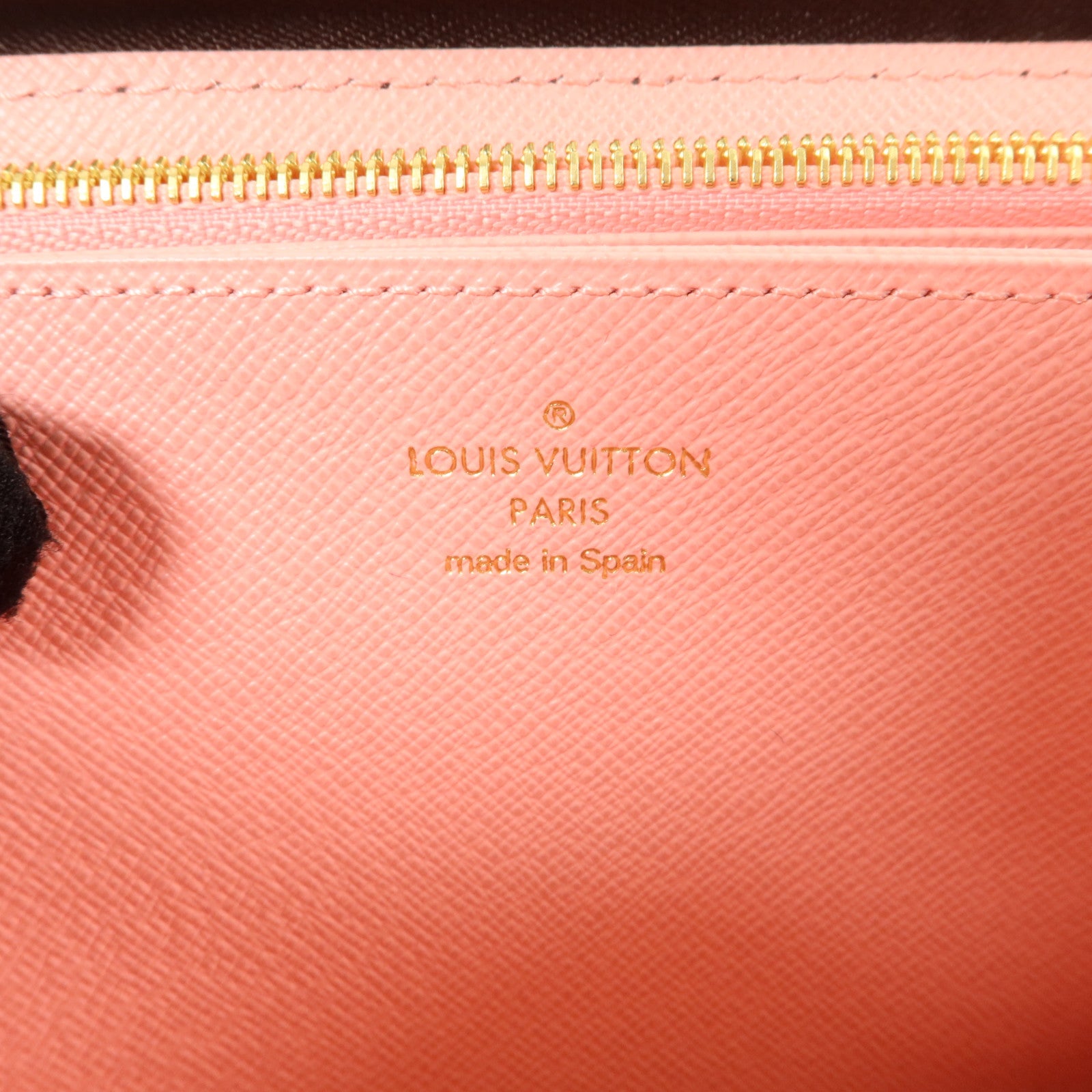 LOUIS VUITTON Monogram Vivienne Zippy Wallet金扣長錢包