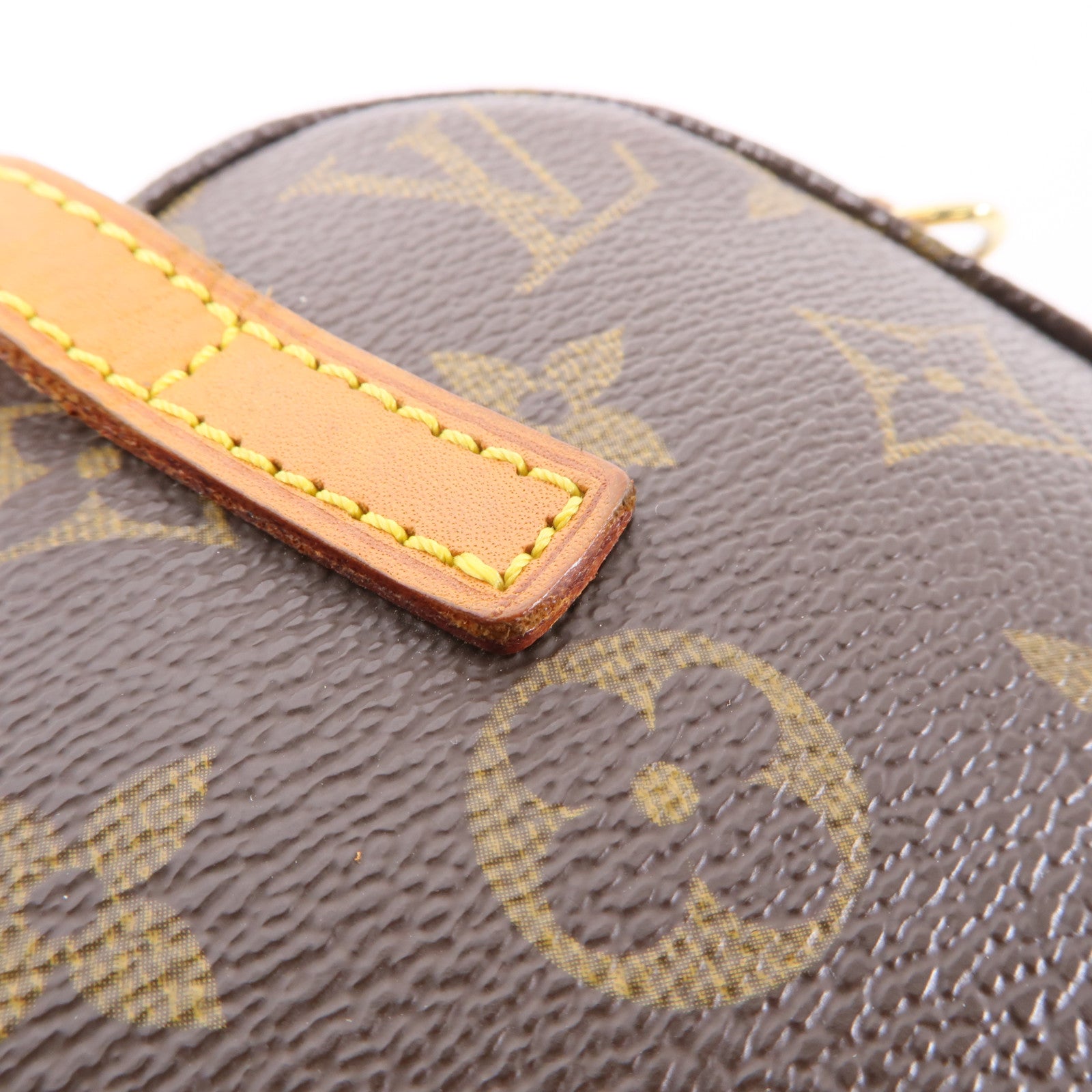 LOUIS VUITTON Monogram Spontini金扣手挽肩背兩用袋棕色