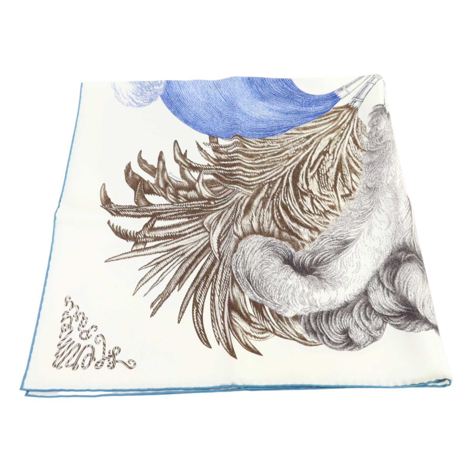 HERMES 【激減優惠】絲質Carre Wsh 90cm Twill絲巾