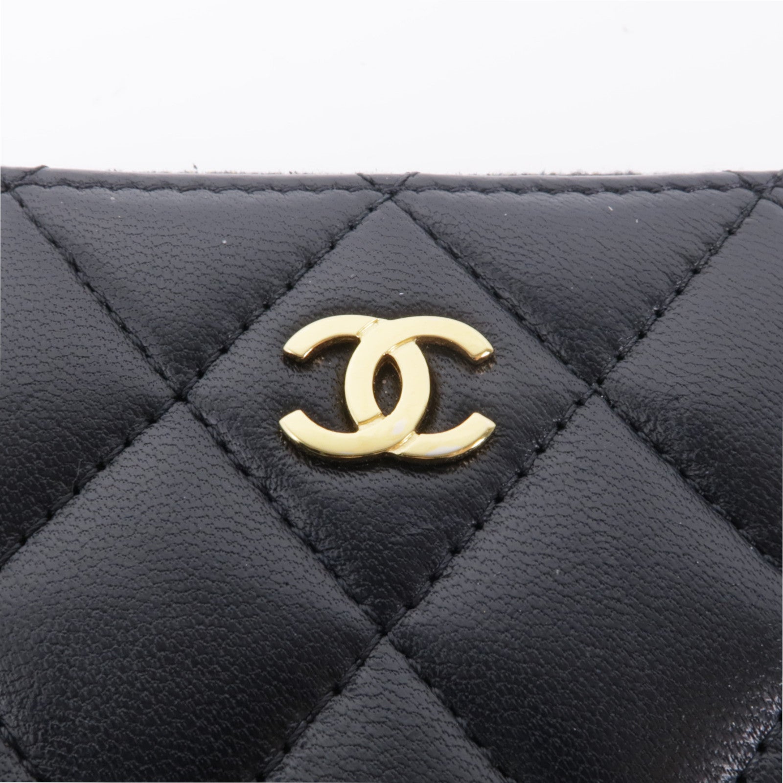 CHANEL 羊皮皮革Coin Purse金扣零錢包