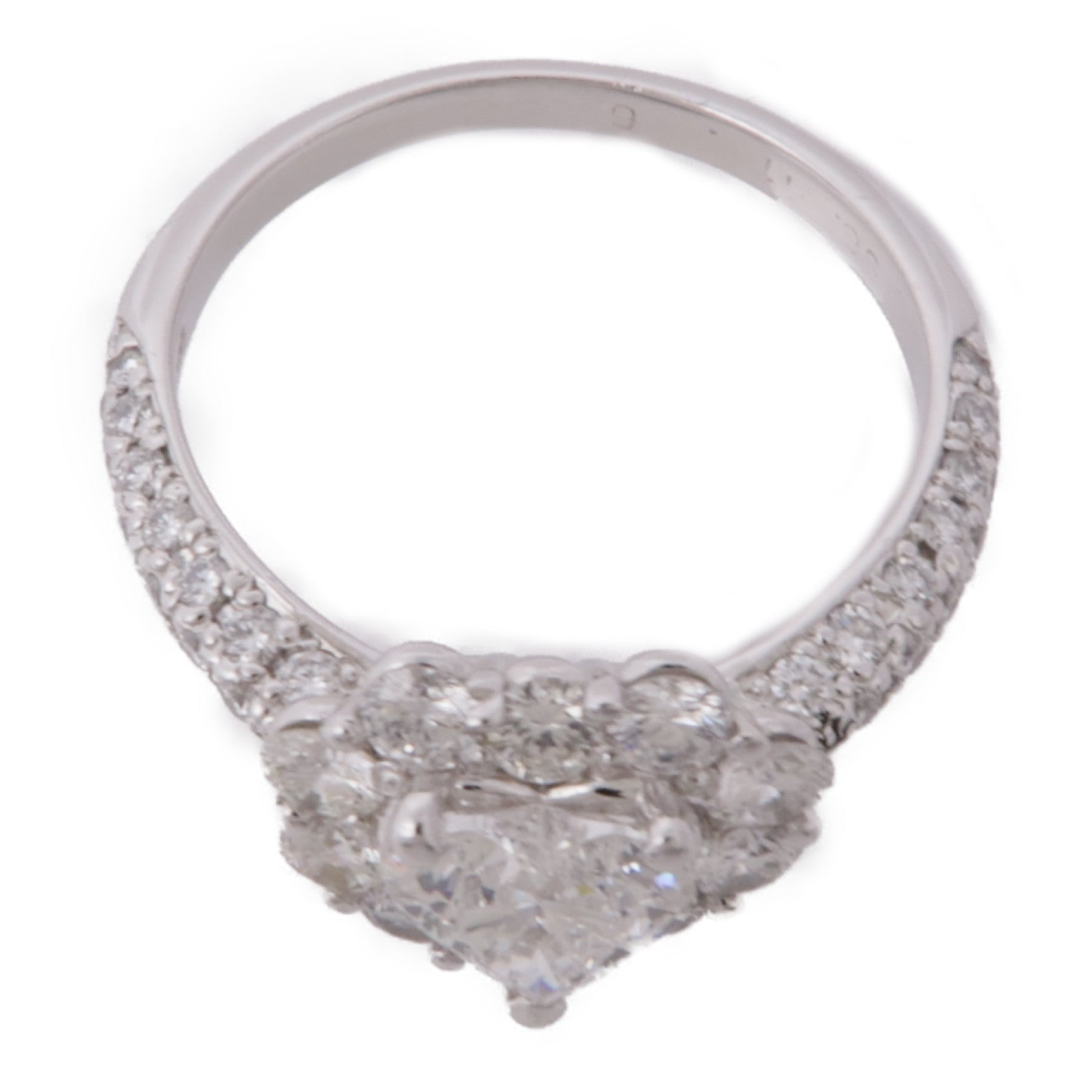 JEWELRY 【激減優惠】PT900鉑金Diamond Ring鑽石戒指US#6.5