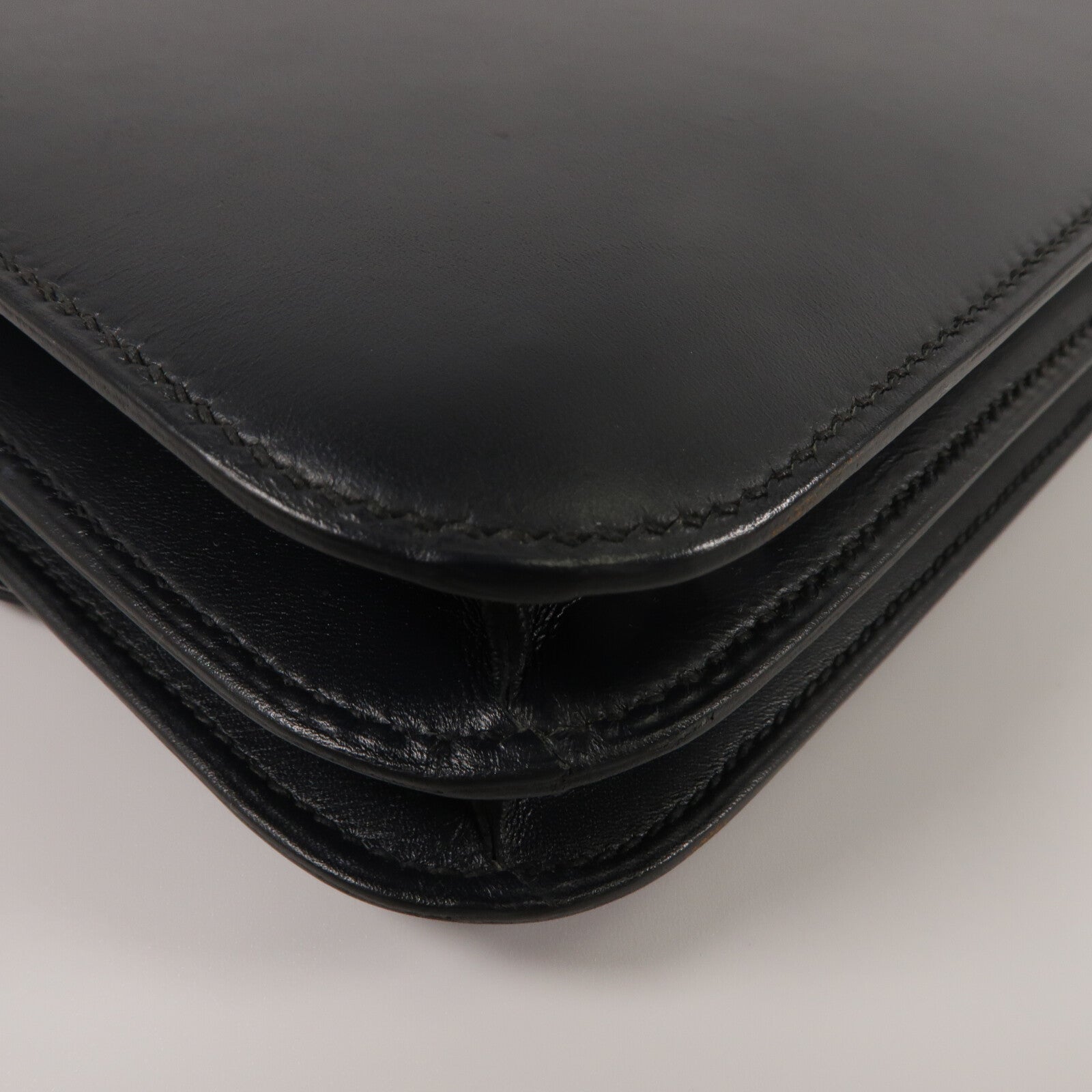 HERMES Swift皮革Constance Mini肩背袋Noir