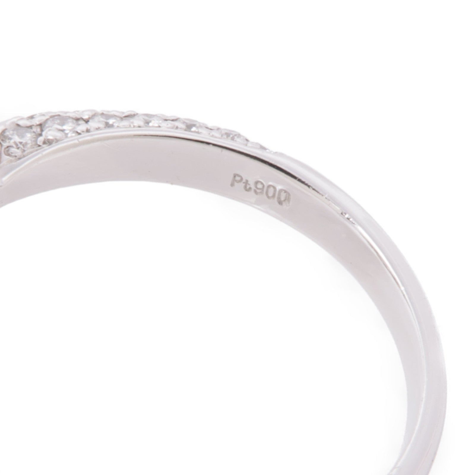 JEWELRY 【激減優惠】PT900鉑金Diamond Ring鑽石戒指US#6.5