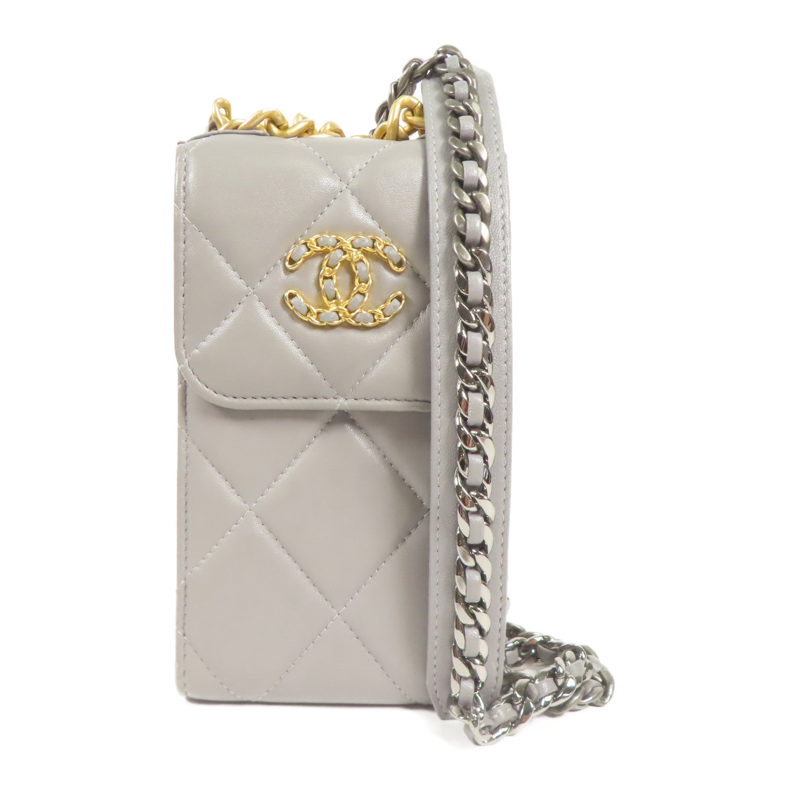 CHANEL 羊皮皮革Shoulder Bag鏈帶肩背袋