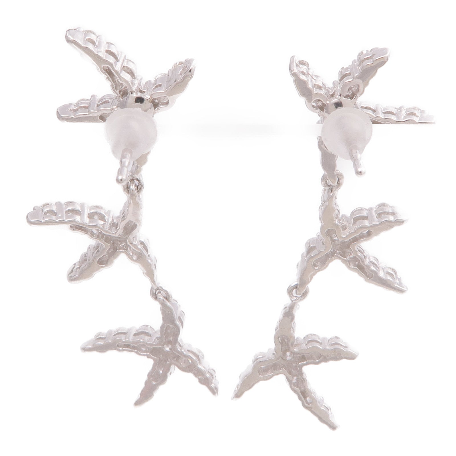 JEWELRY 18K白金Diamond Earrings鑽石耳環