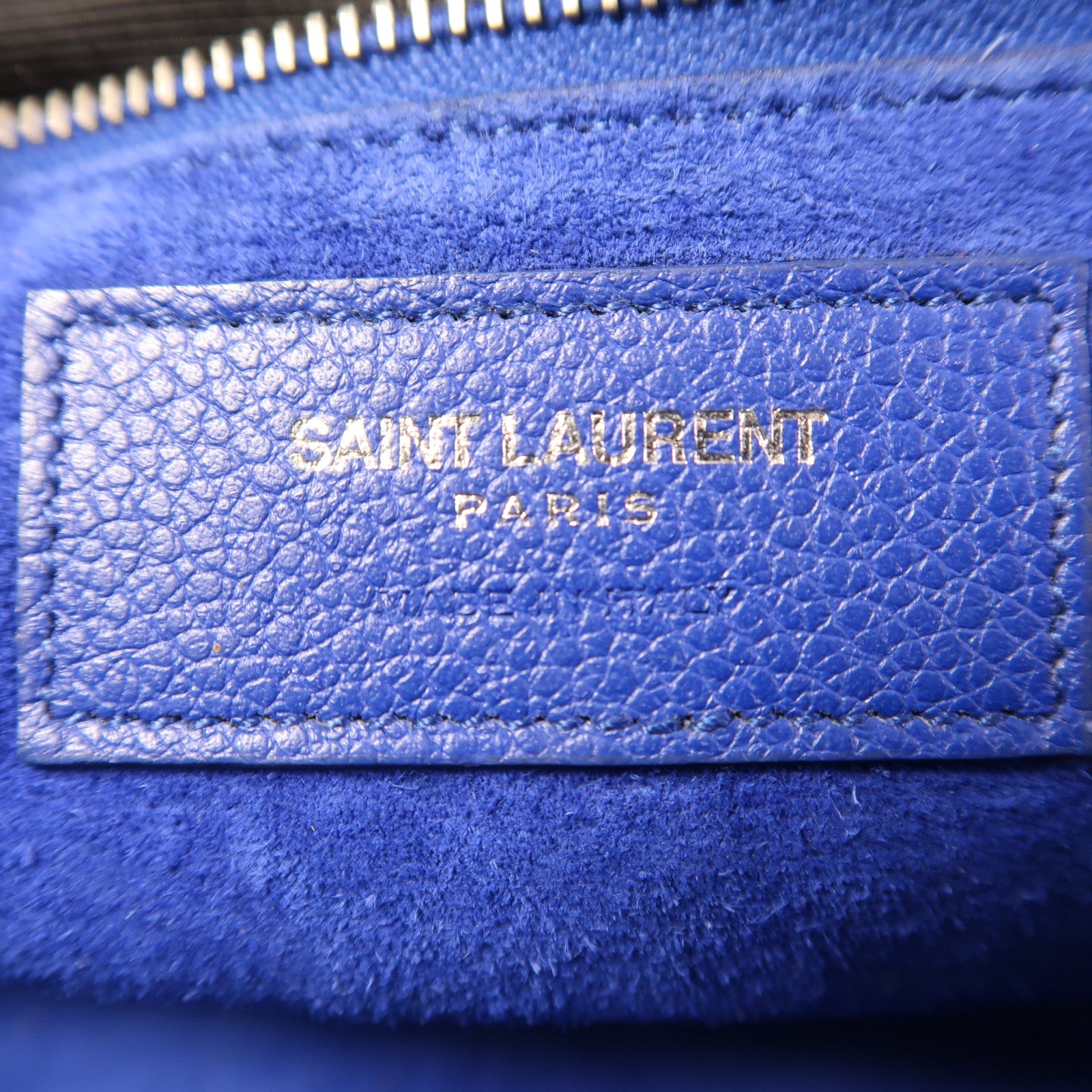 SAINT LAURENT 牛皮皮革Cabas Rive Gauche銀扣手挽肩背兩用袋