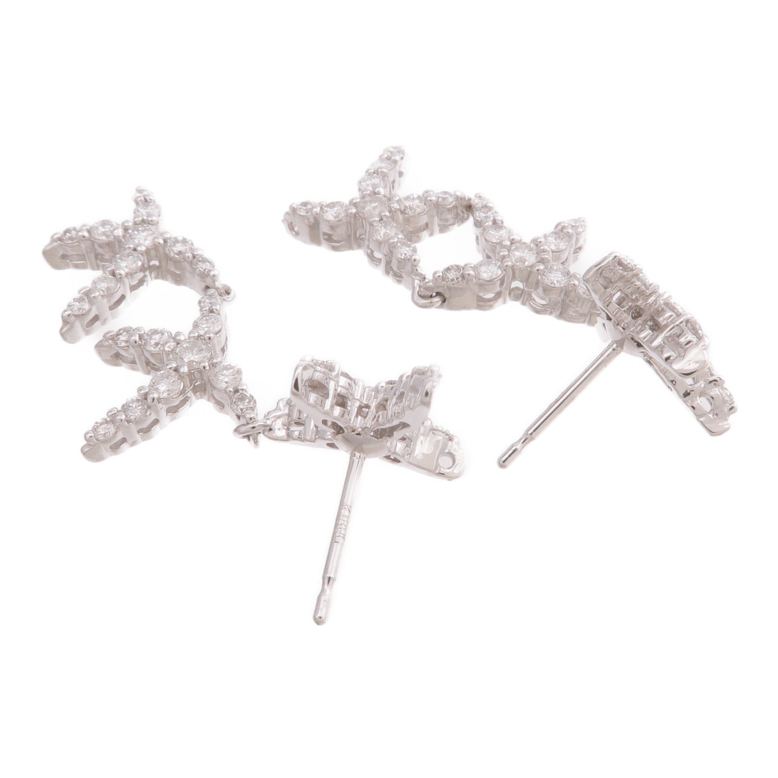 JEWELRY 18K白金Diamond Earrings鑽石耳環