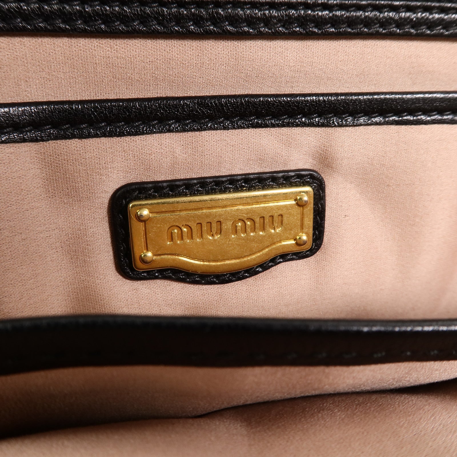 Miu Miu 羊皮皮革2 Way Shoulder手挽肩背兩用袋