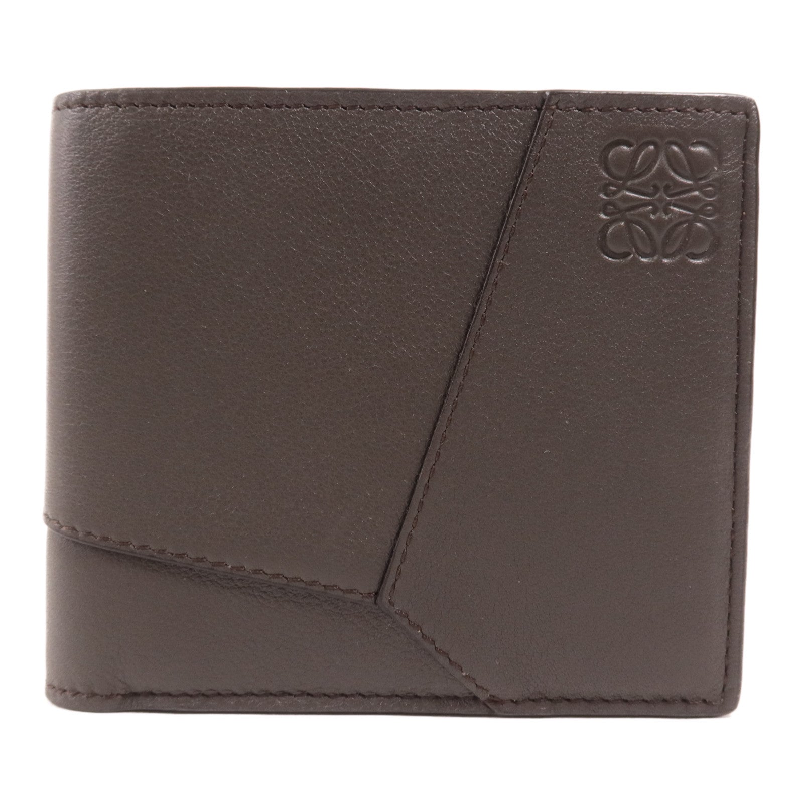 LOEWE 牛皮皮革Puzzle Bifold錢包