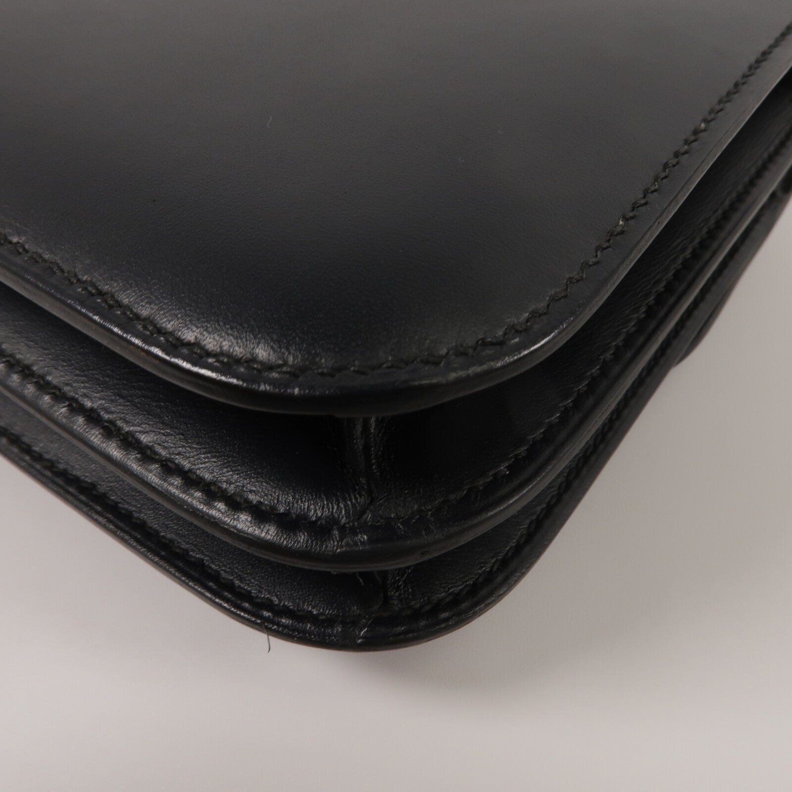HERMES Swift皮革Constance Mini肩背袋Noir