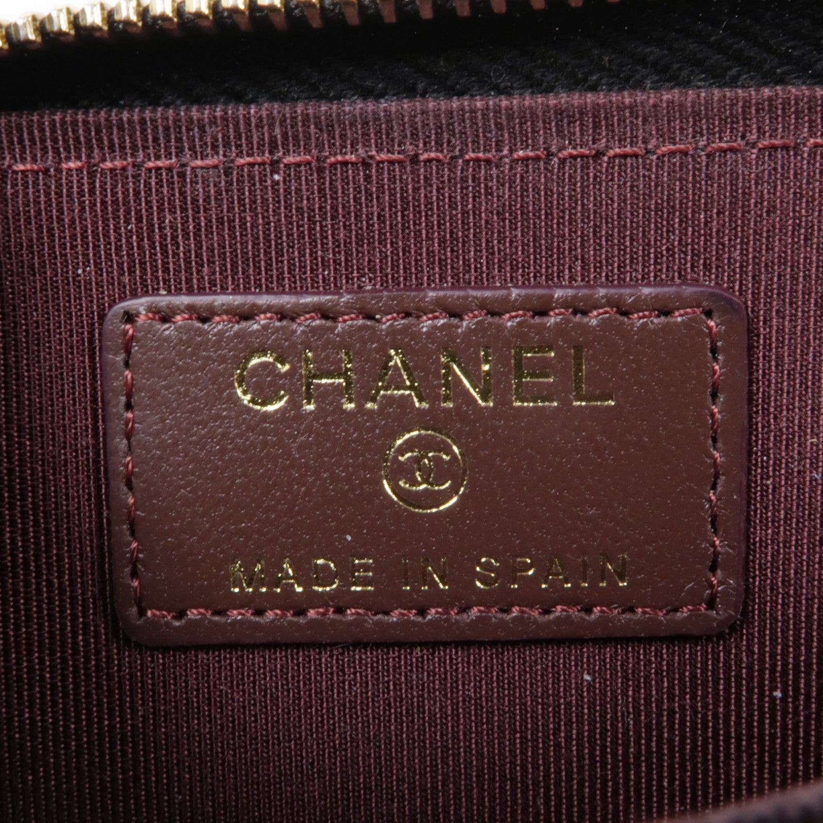 CHANEL 羊皮皮革Coin Purse金扣零錢包