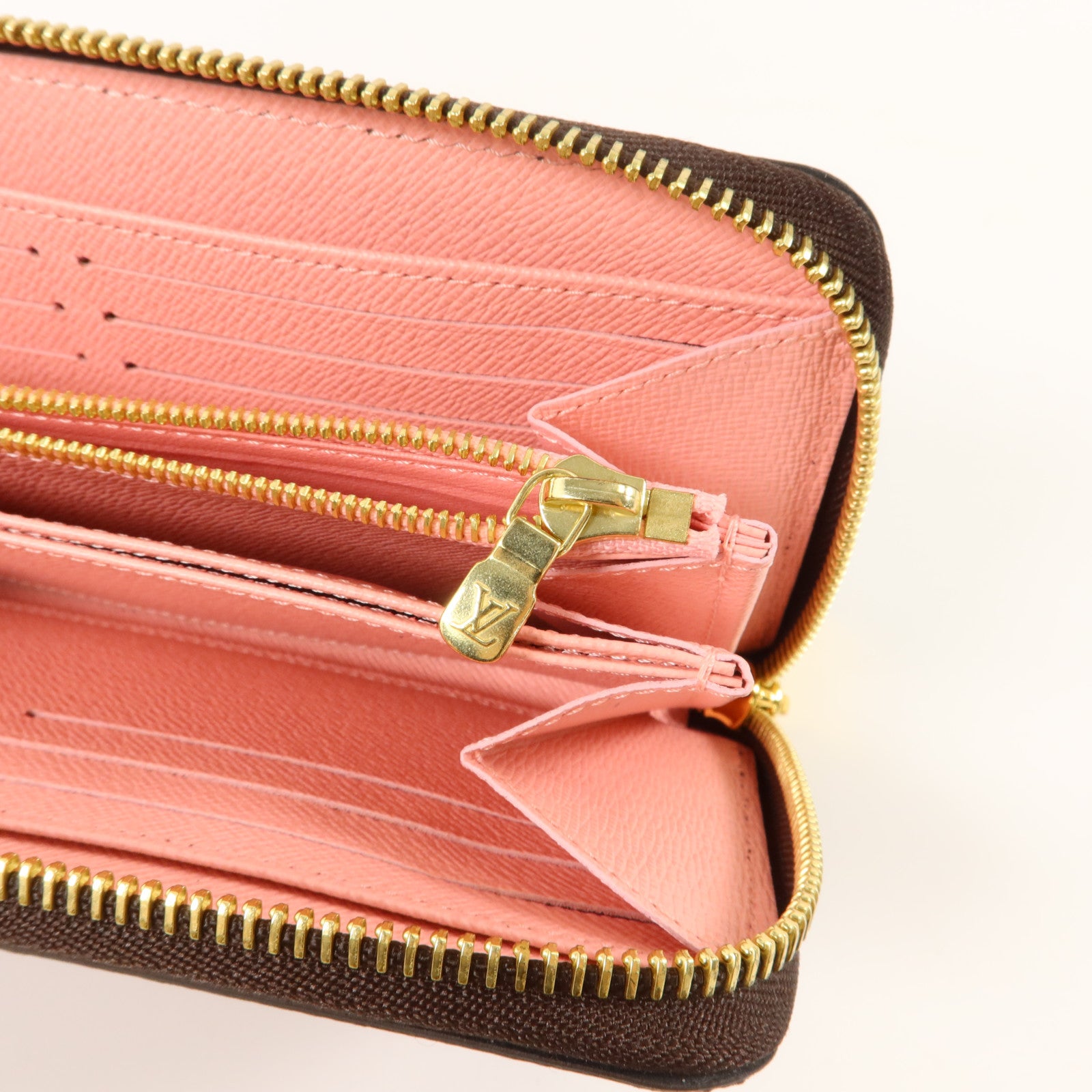 LOUIS VUITTON Monogram Vivienne Zippy Wallet金扣長錢包