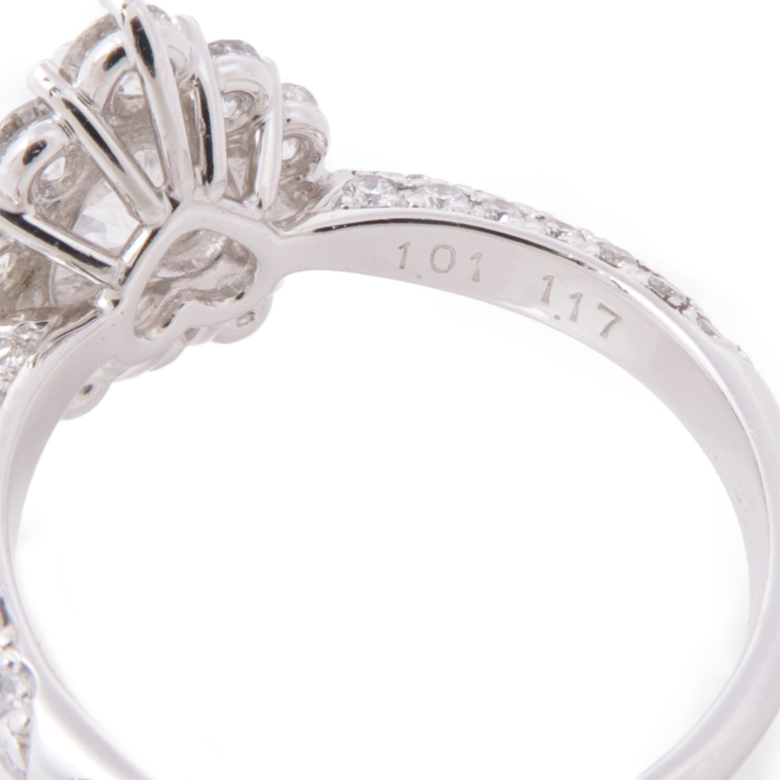 JEWELRY 【激減優惠】PT900鉑金Diamond Ring鑽石戒指US#6.5