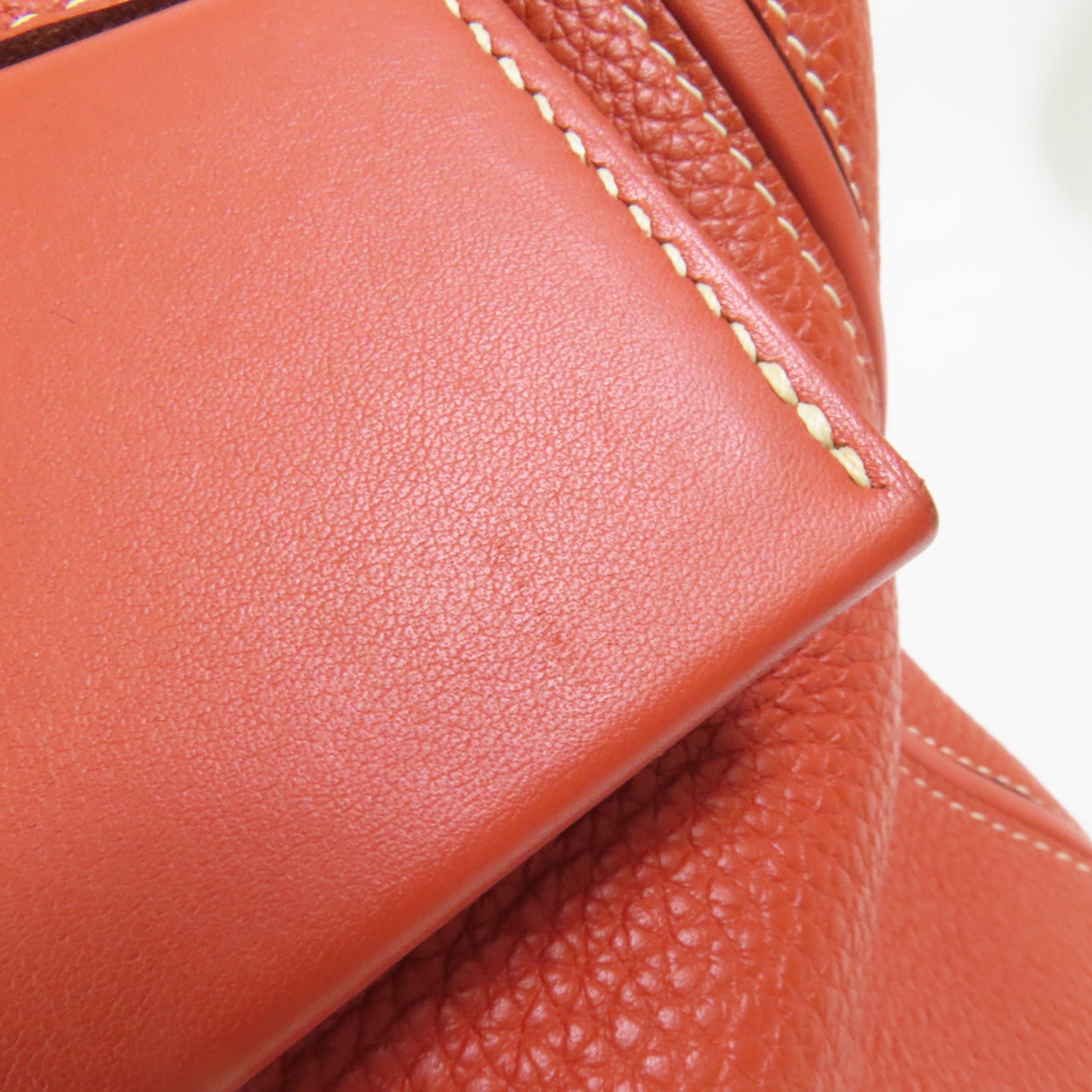 HERMES Togo皮革24/24 29cm金扣手挽肩背兩用袋Sanguine