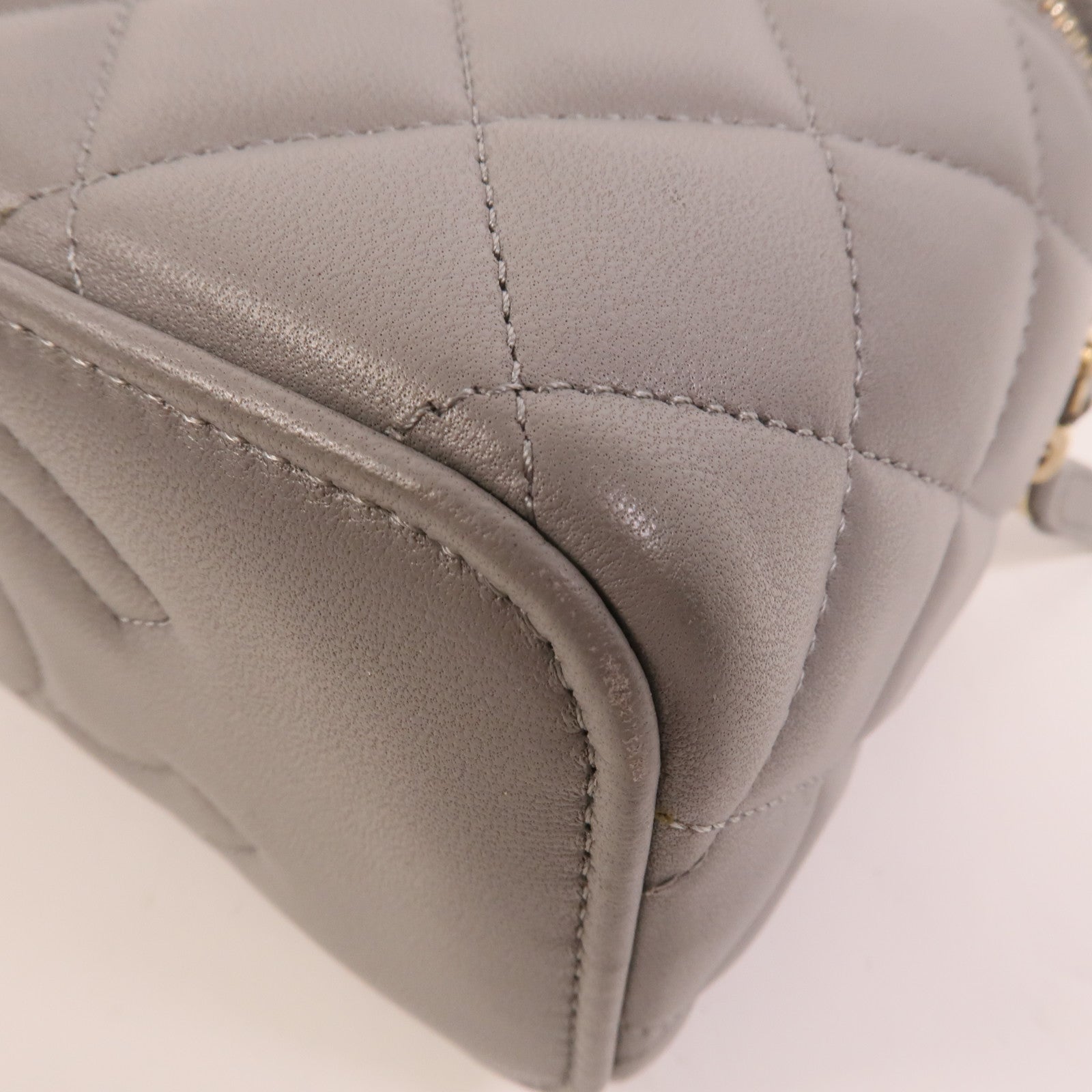 CHANEL 羊皮皮革Top Handle Vanity Case手挽肩背兩用袋