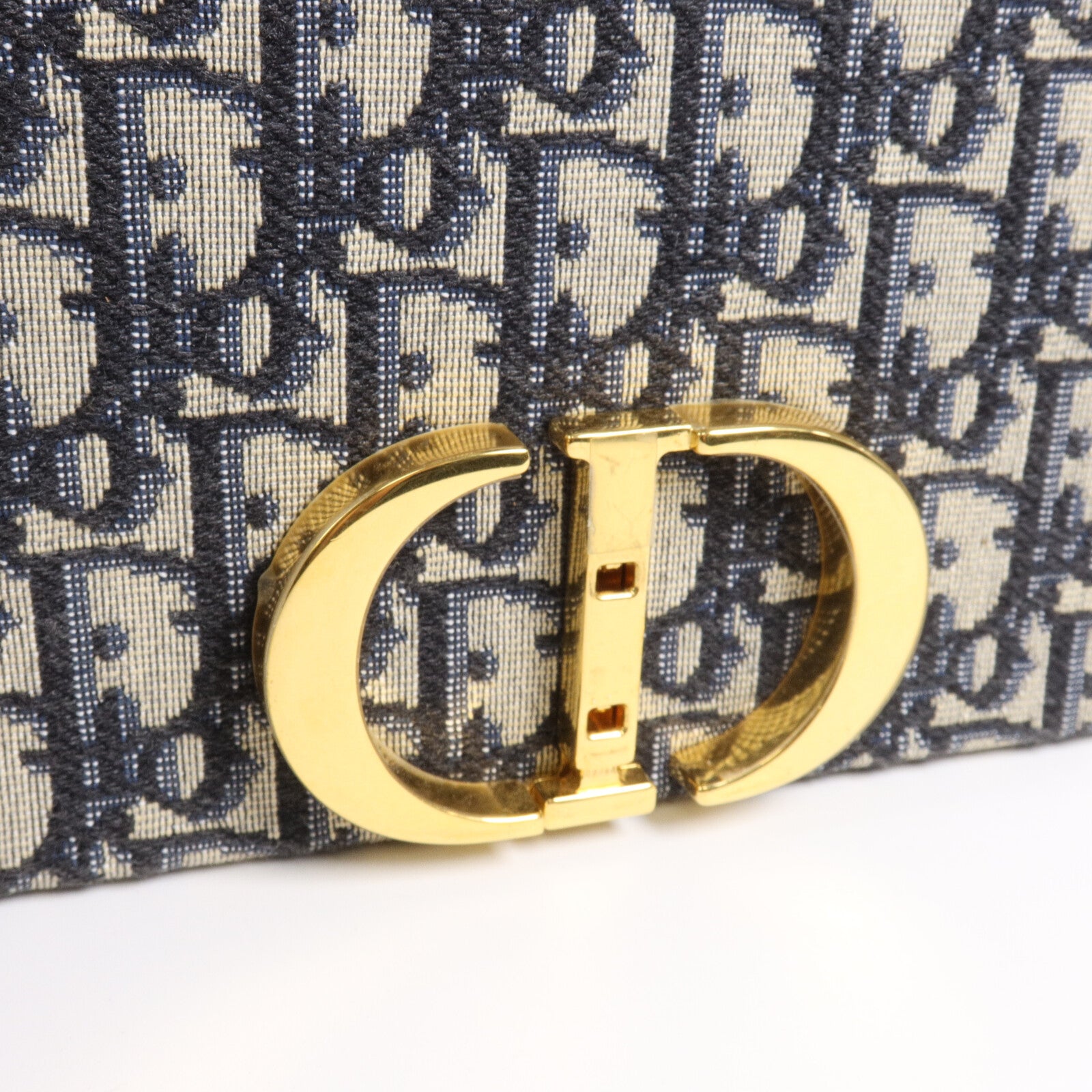 Dior 帆布/牛皮皮革30 Montaigne Box肩背袋