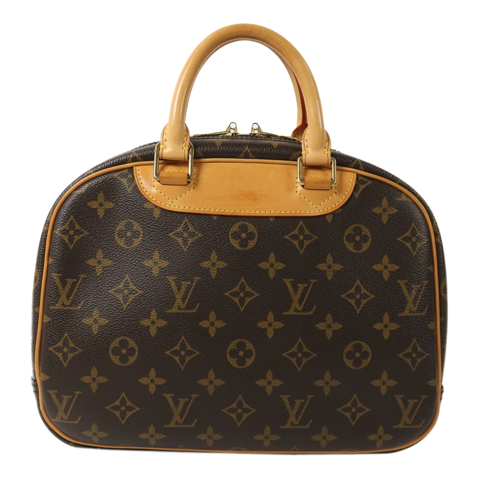 LOUIS VUITTON Monogram Deauville金扣手挽袋