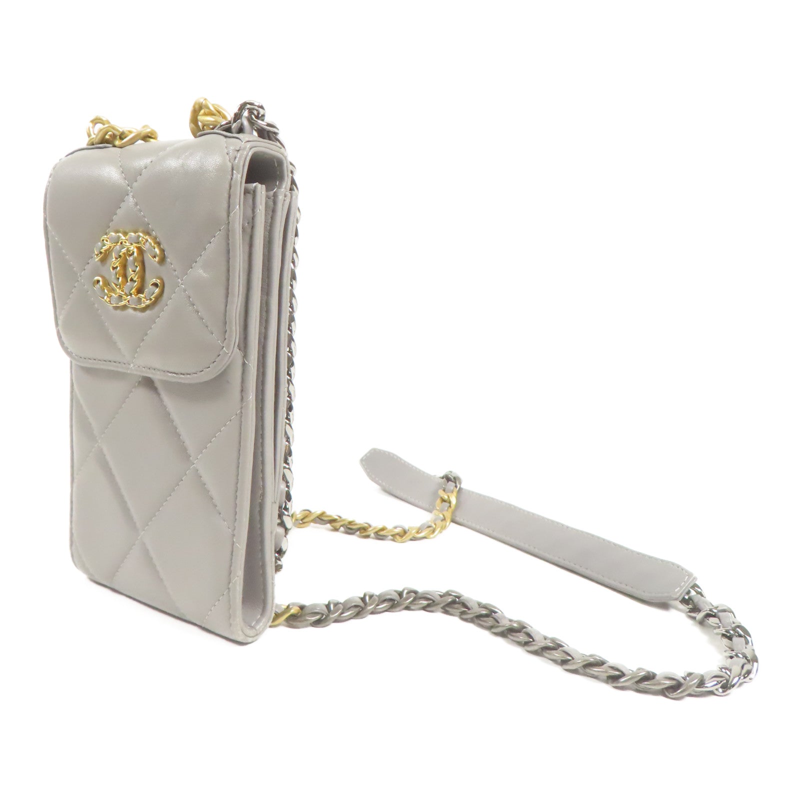 CHANEL 羊皮皮革Shoulder Bag鏈帶肩背袋