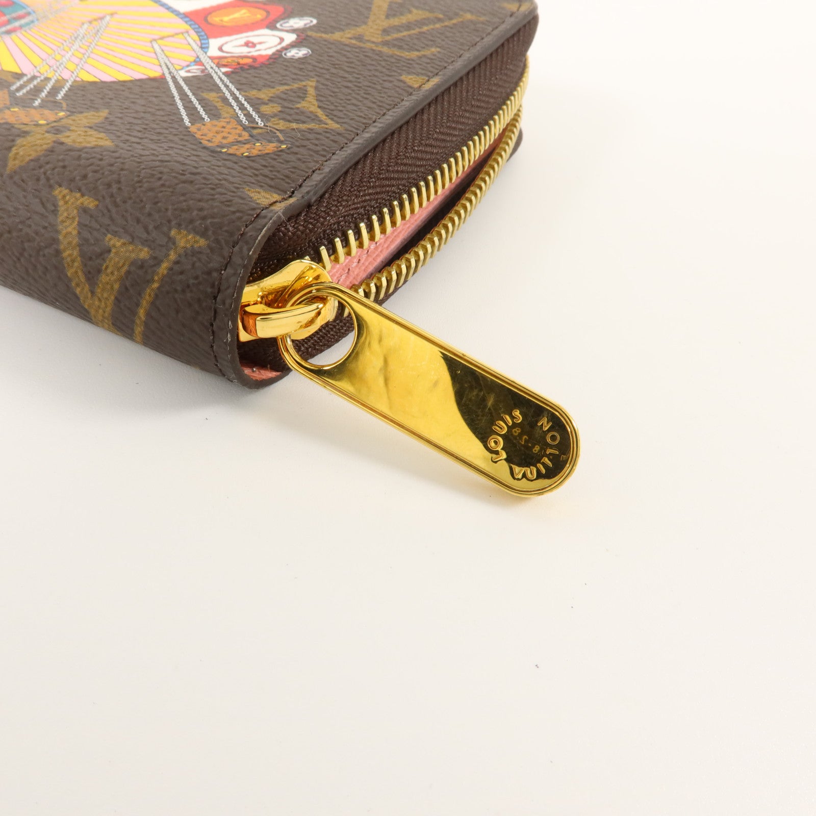 LOUIS VUITTON Monogram Vivienne Zippy Wallet金扣長錢包