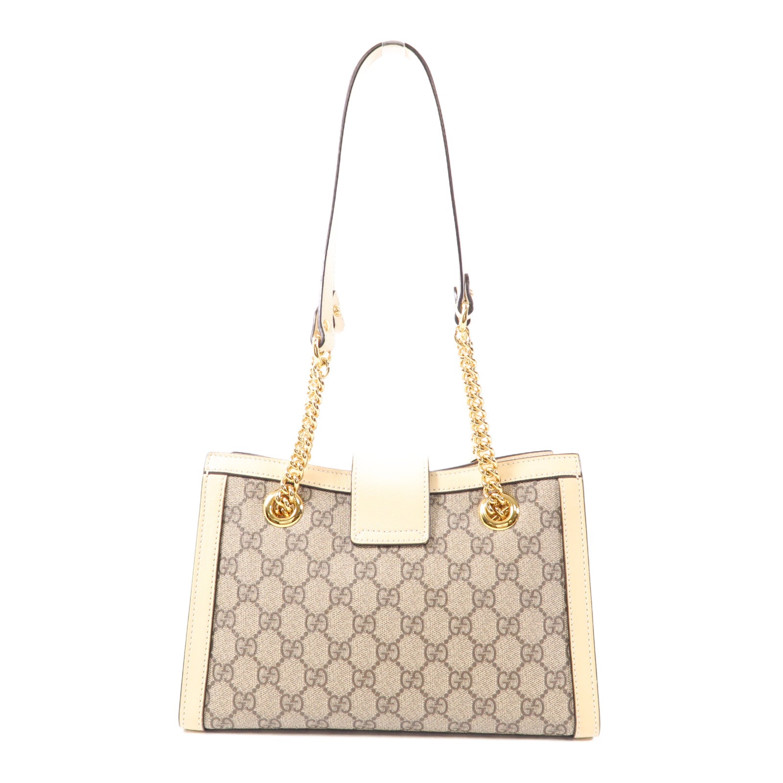 GUCCI 塗層帆布Padlock金扣肩背袋