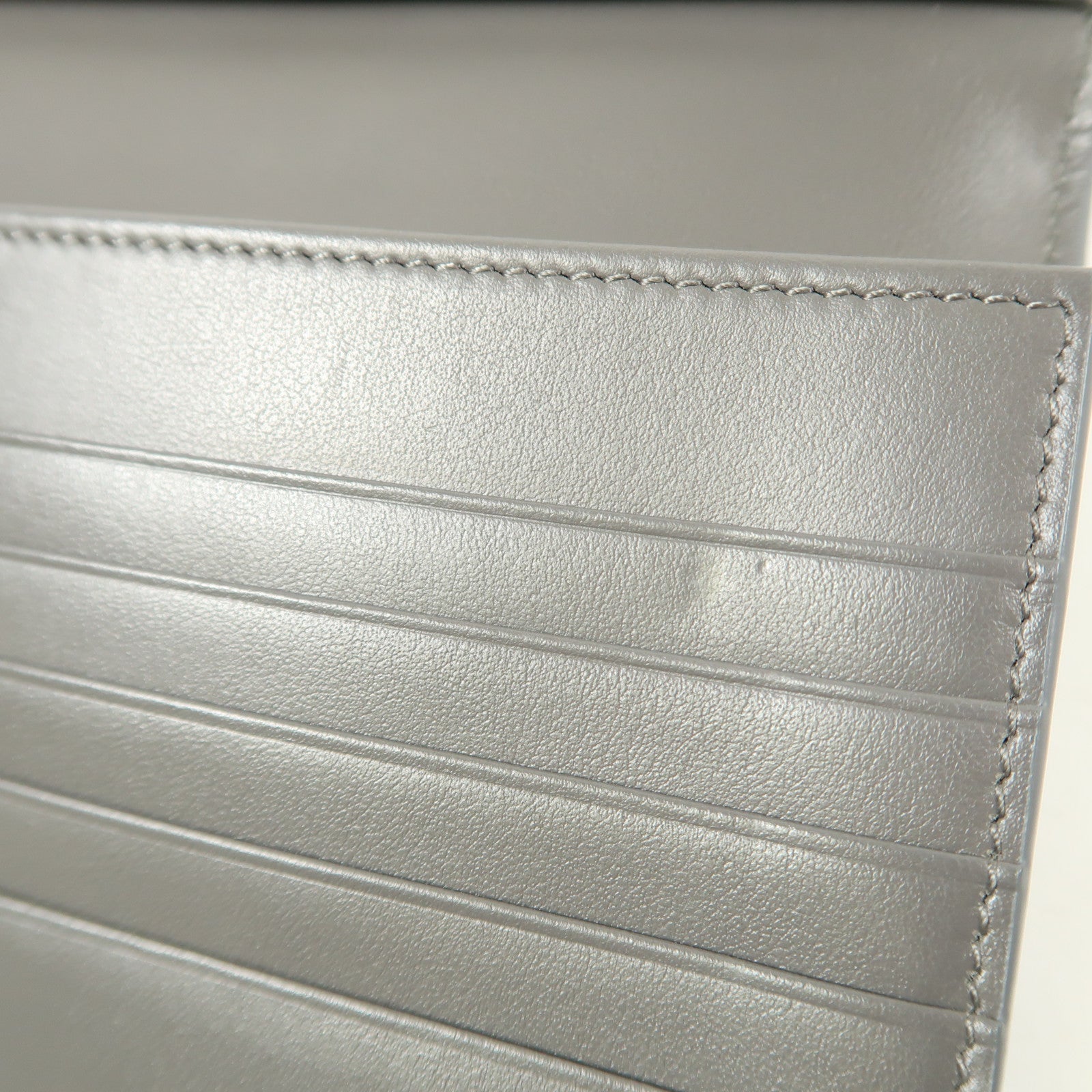 CELINE 牛皮皮革Large Strap Wallet金扣長錢包