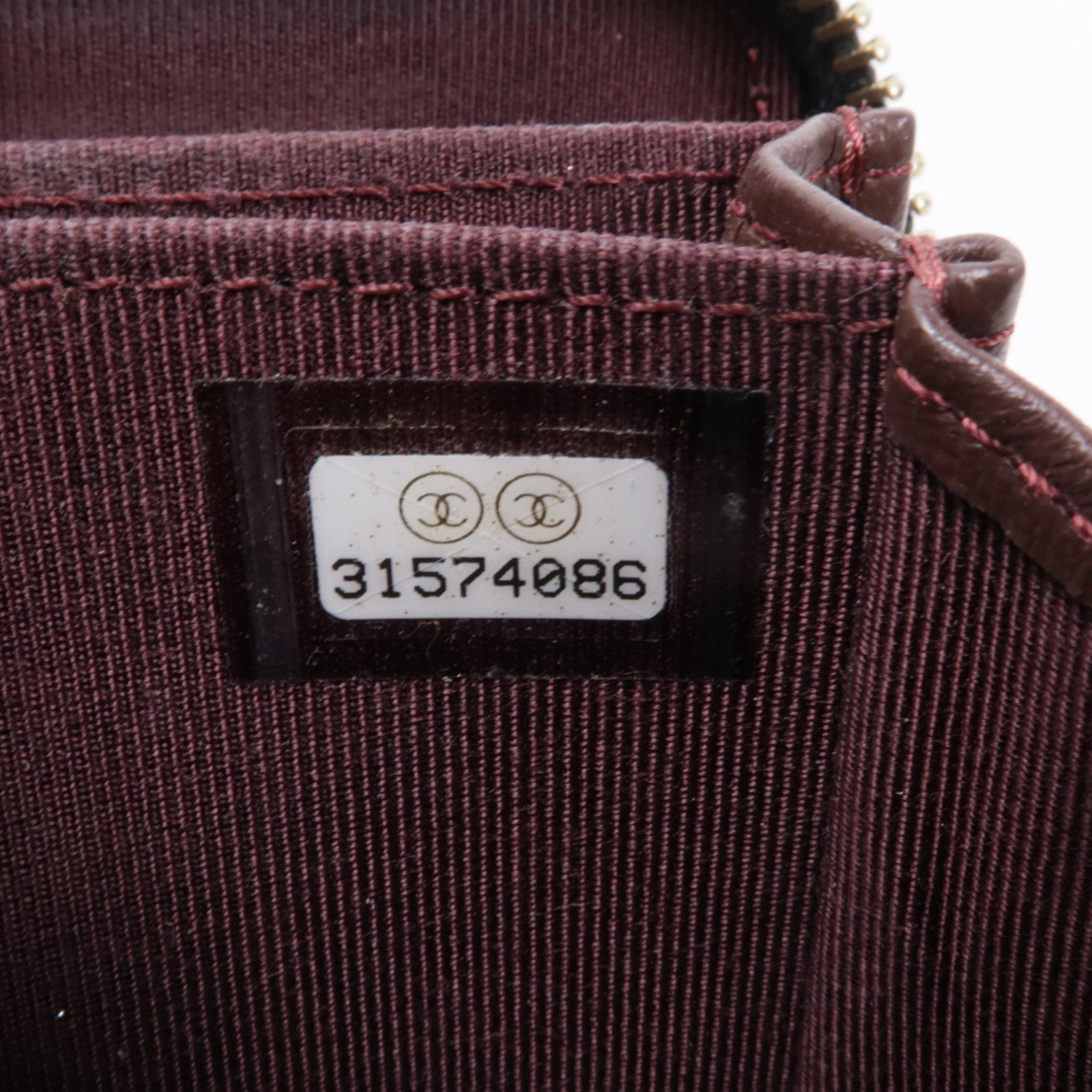 CHANEL 羊皮皮革Coin Purse金扣零錢包