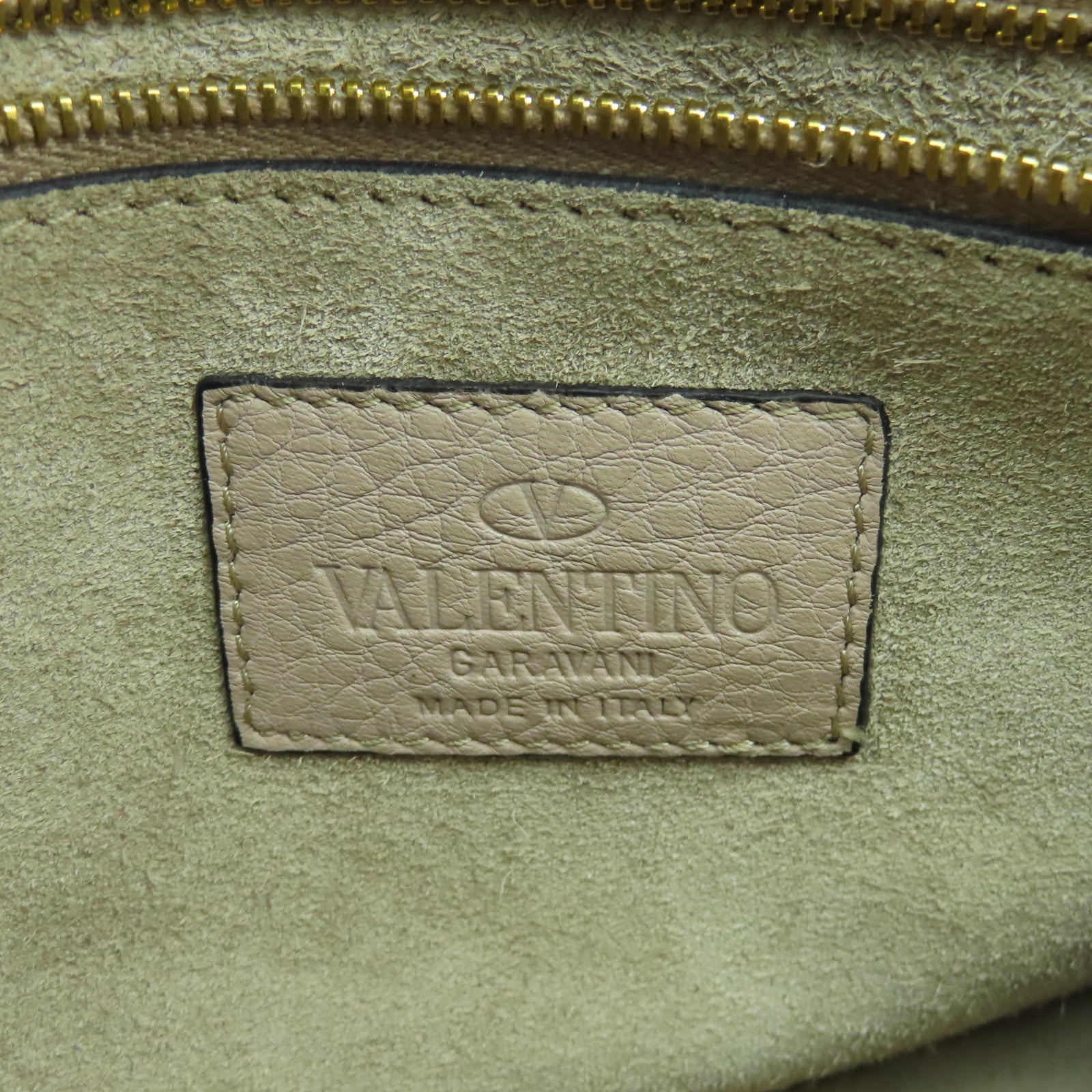 Valentino 【激減優惠】牛皮皮革2 Way Shoulder Bag金扣手挽肩背兩用袋粉紅色