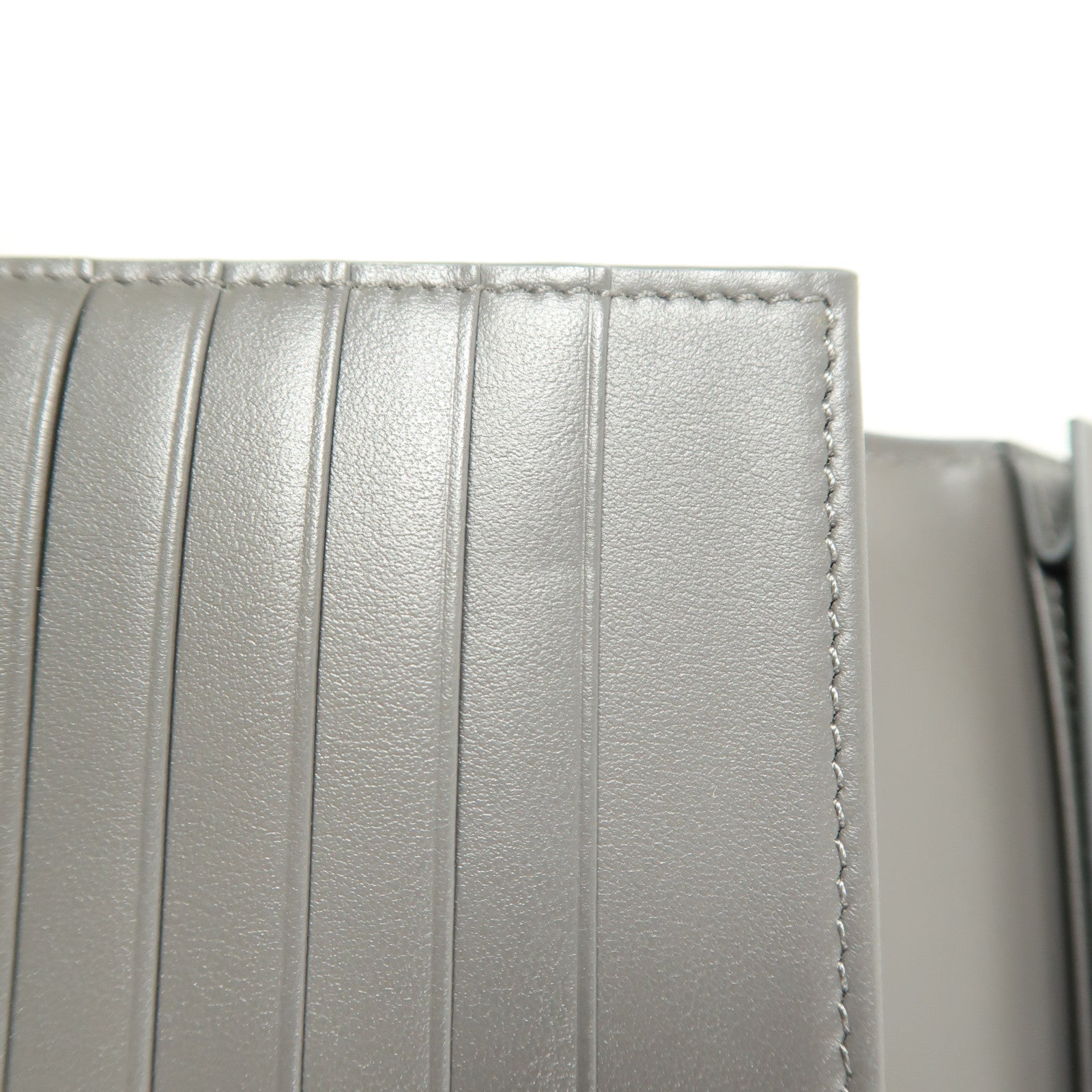 CELINE 牛皮皮革Large Strap Wallet金扣長錢包