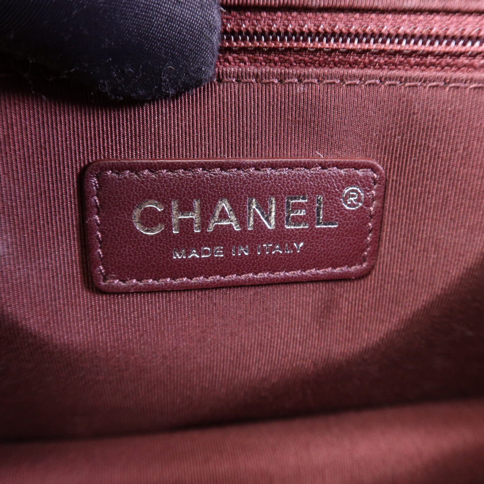 CHANEL 山羊皮皮革CC University Flap Bag鏈帶手挽肩背兩用袋